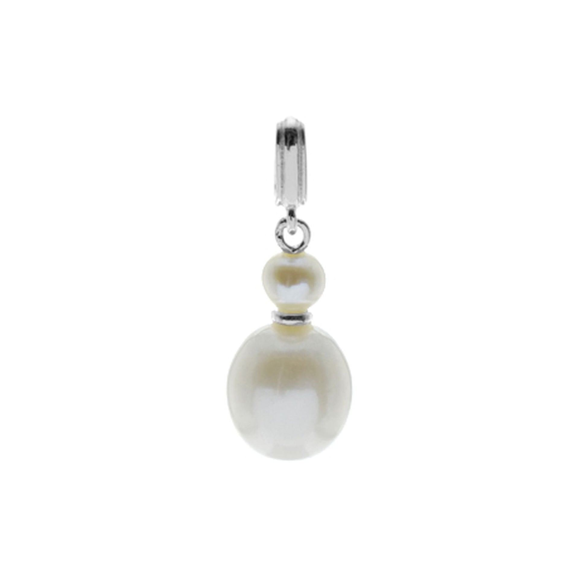 Elsie double pearl pendant
