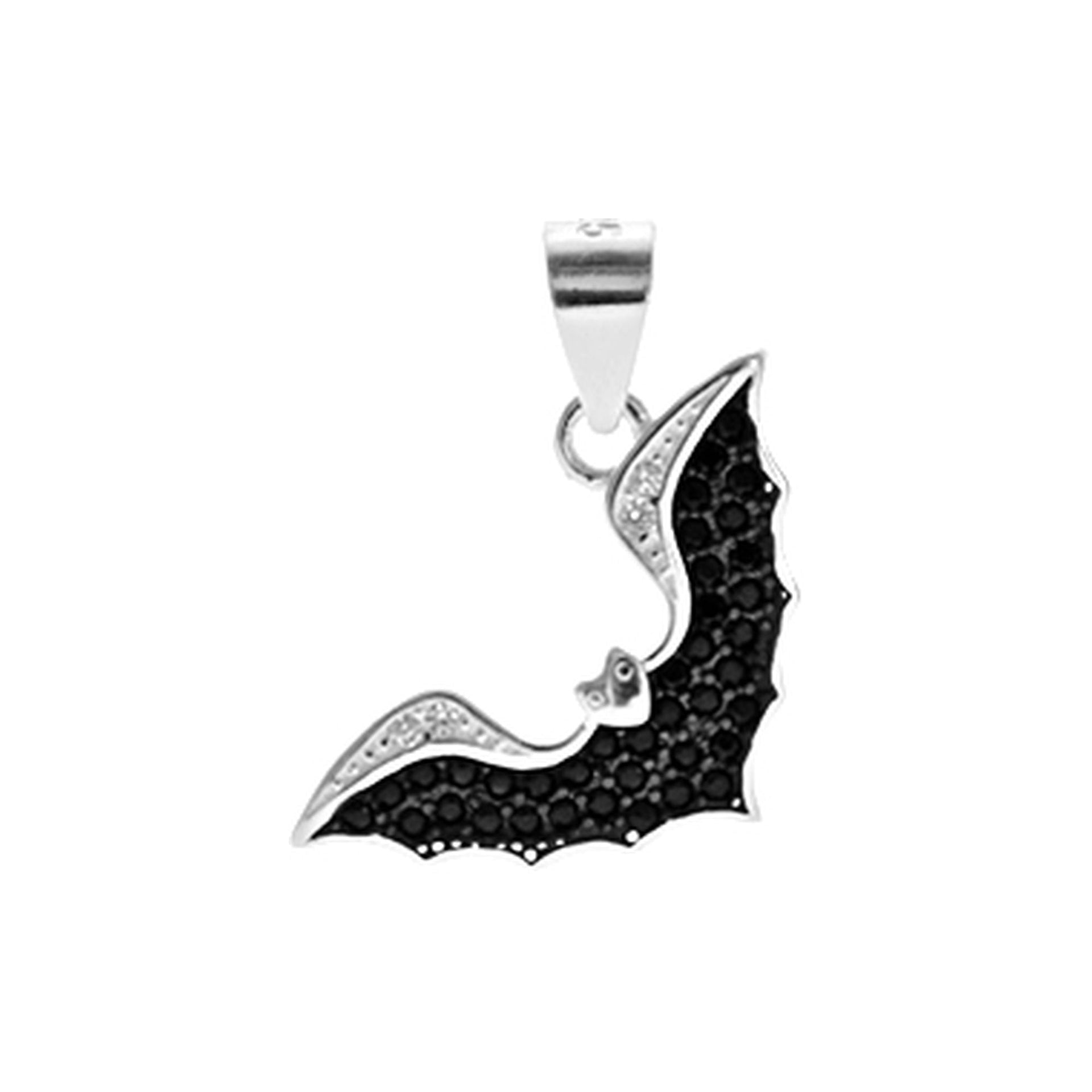 Harley black bat pendant