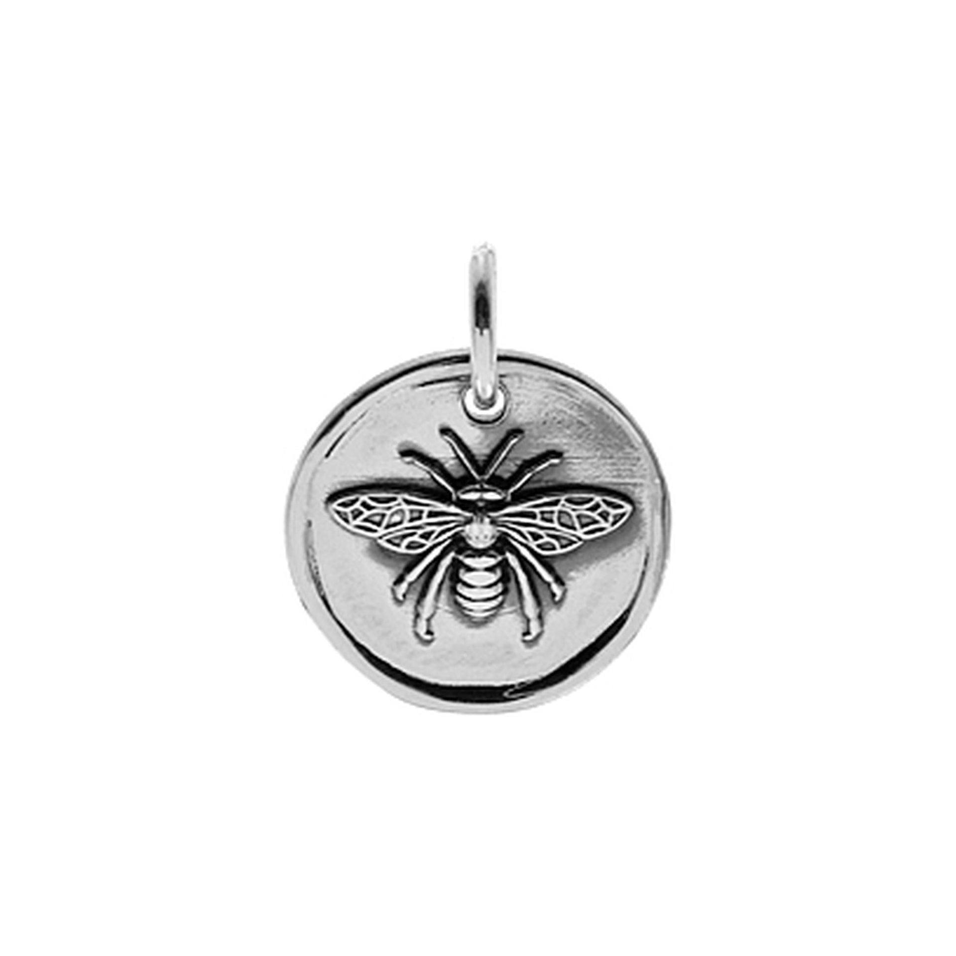 Anya bee disc pendant