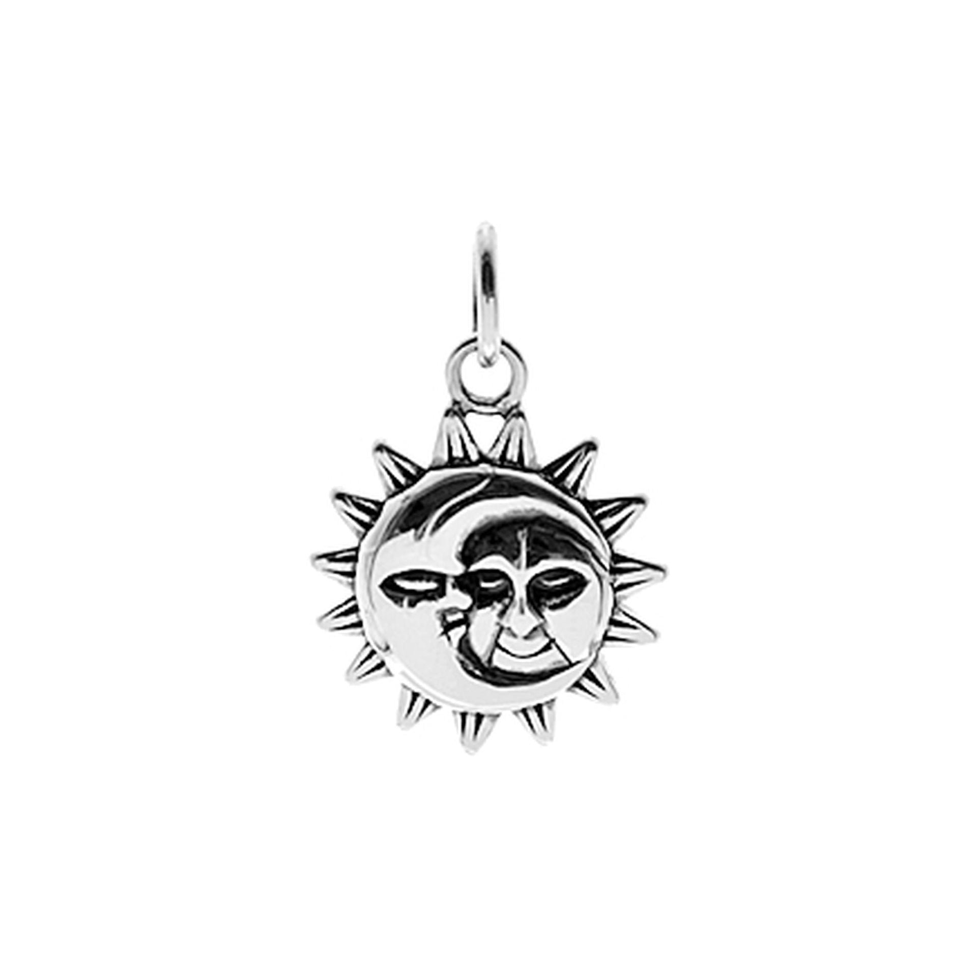 Faith sun and moon pendant
