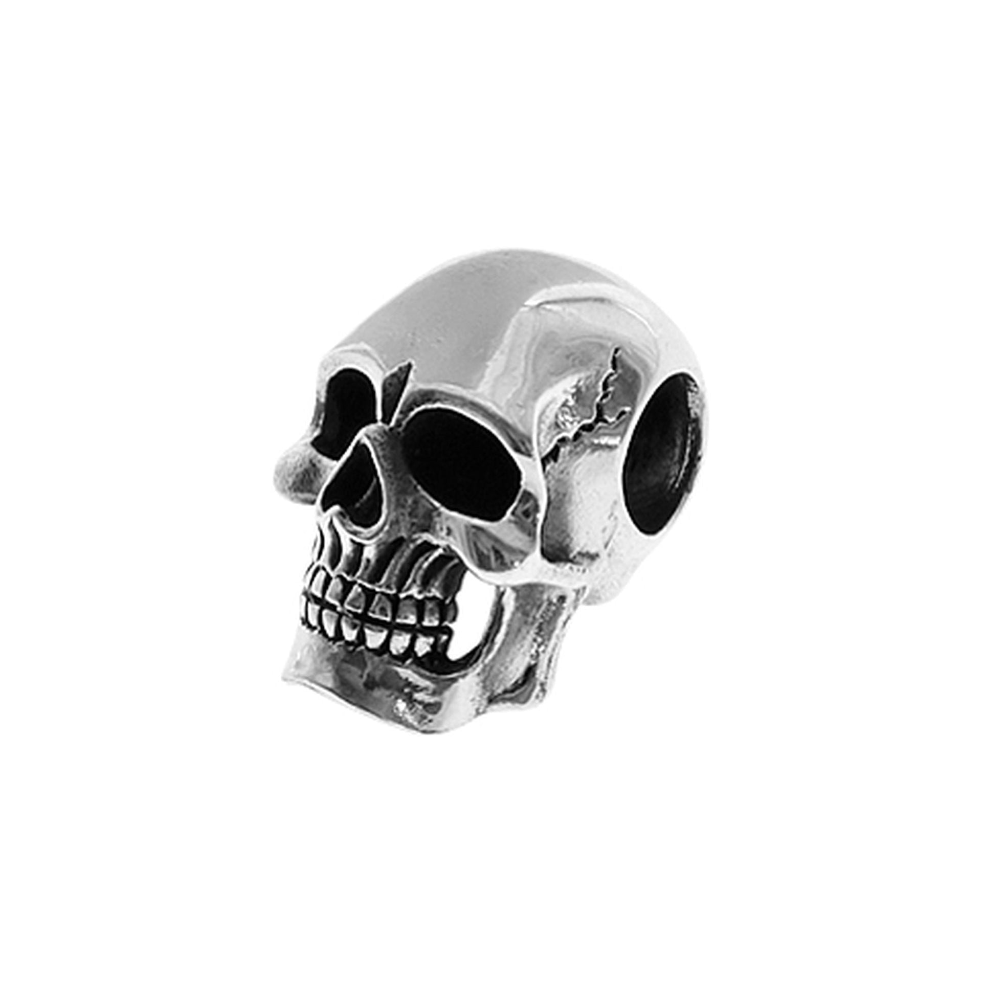 Harley realistic skull pendant