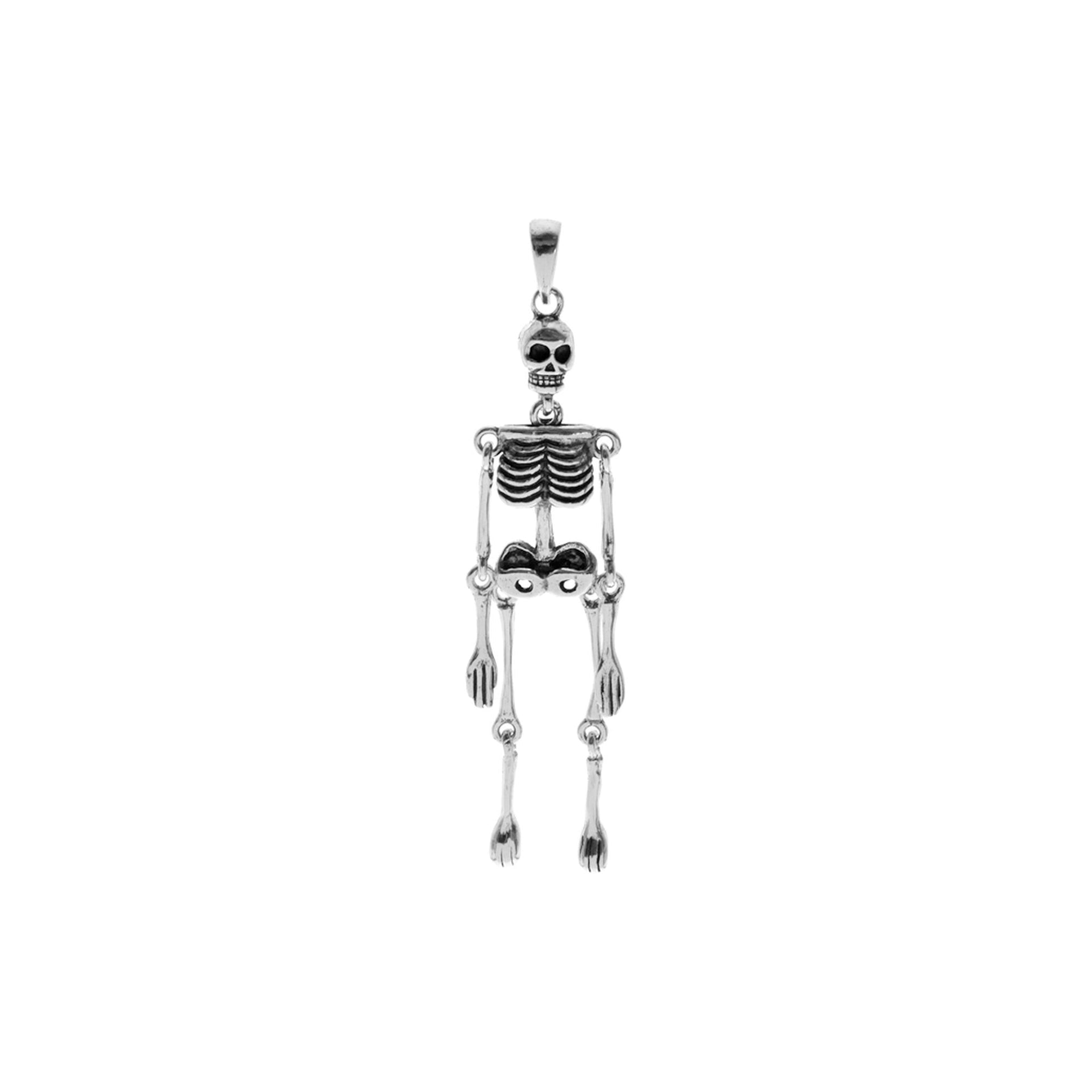 Harley jointed skeleton pendant