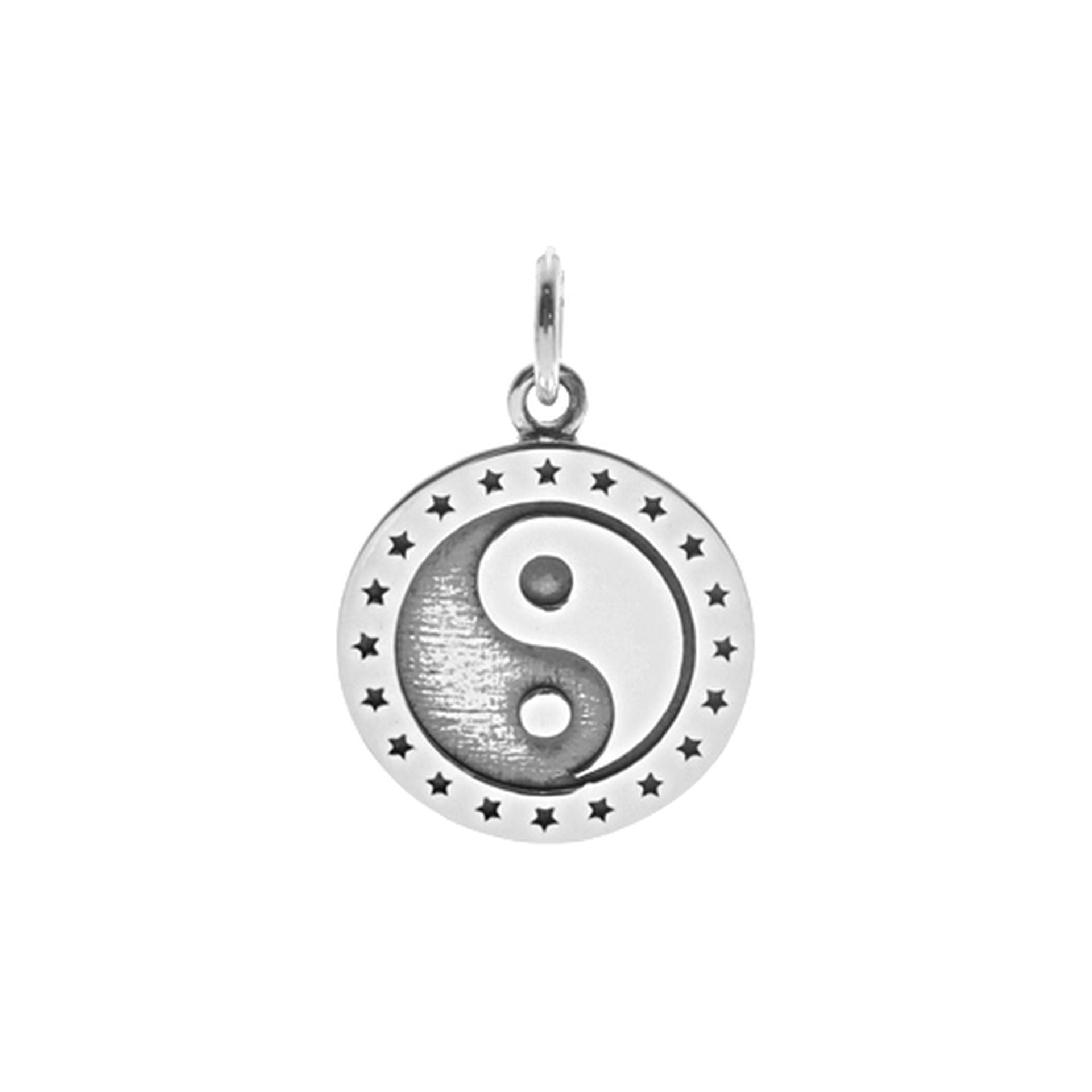Zora oxidised yin & yang pendant