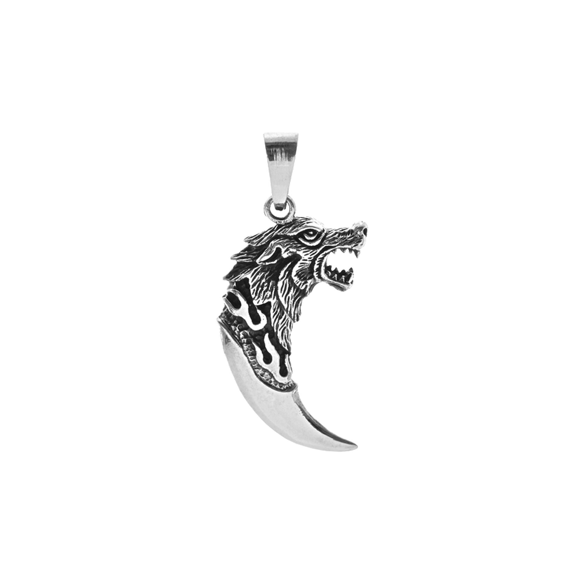 Harley wolf dagger pendant