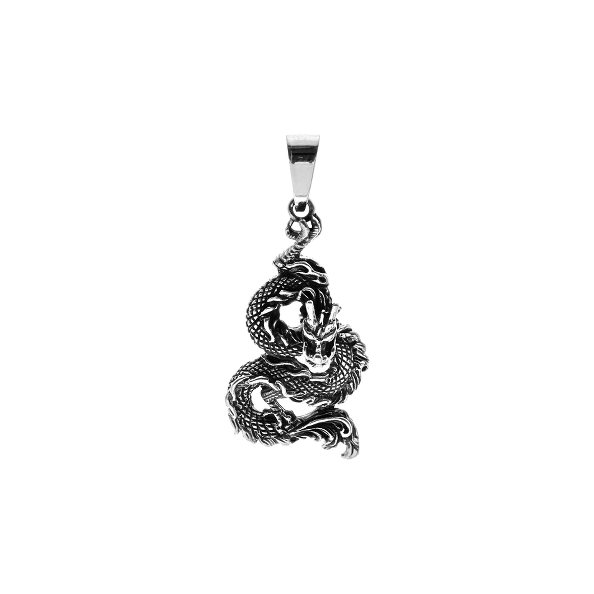 Harley twisted dragon pendant