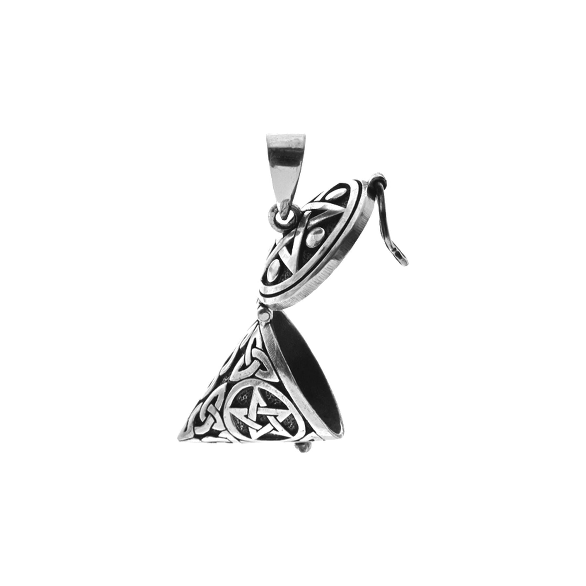 Harley pentagram locket pendant