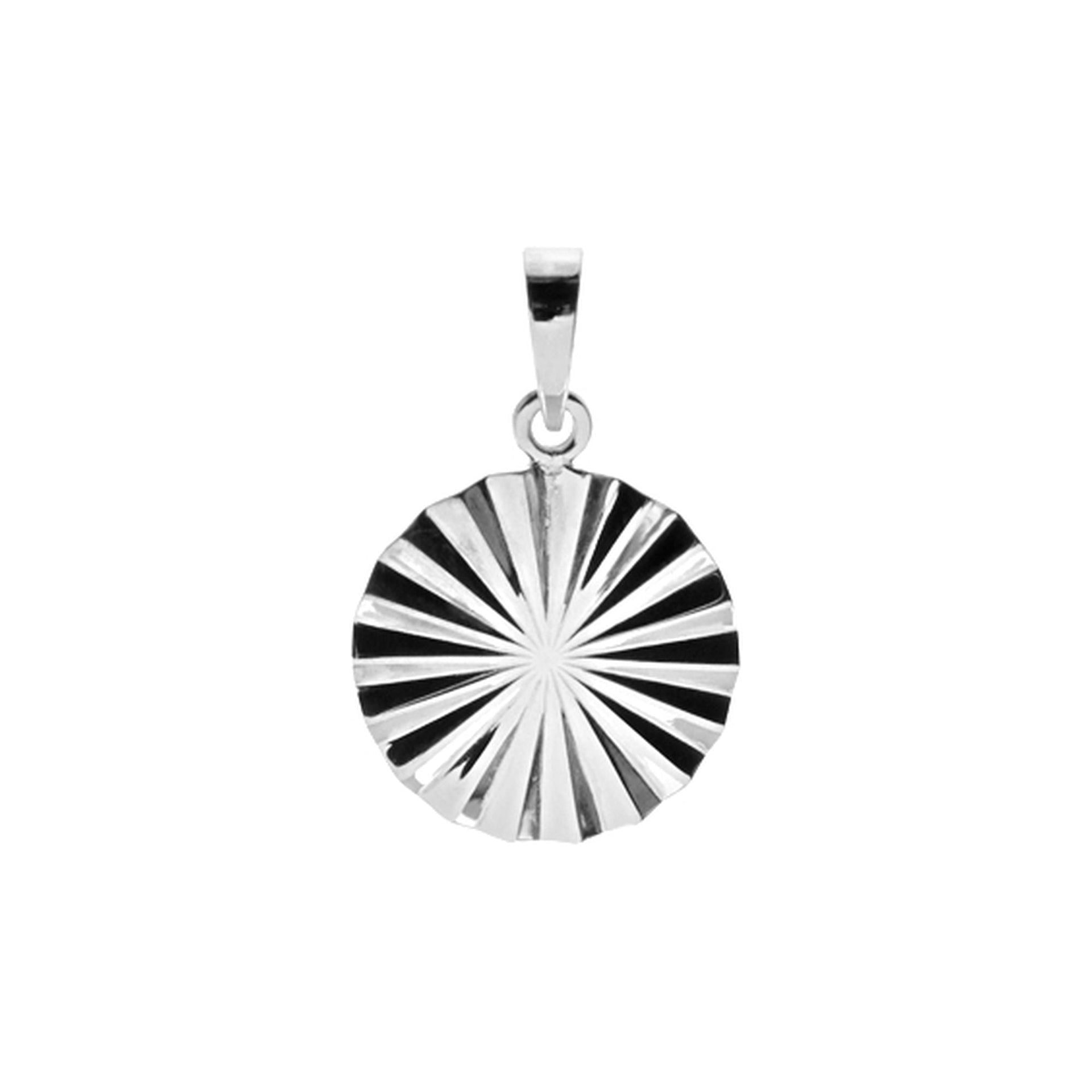 Bria round fan pendant