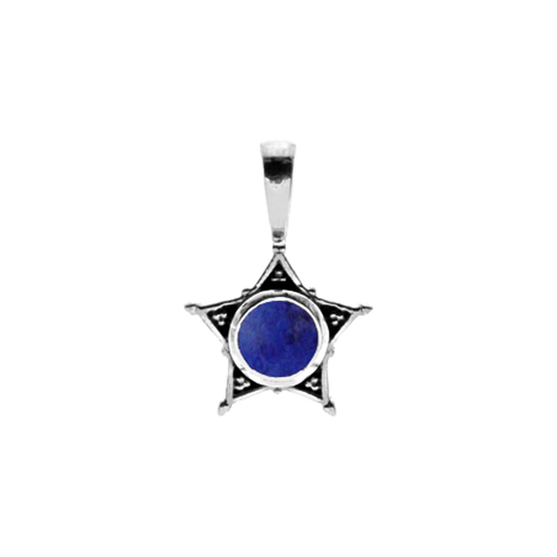 Catalina lapis lazuli star pendant