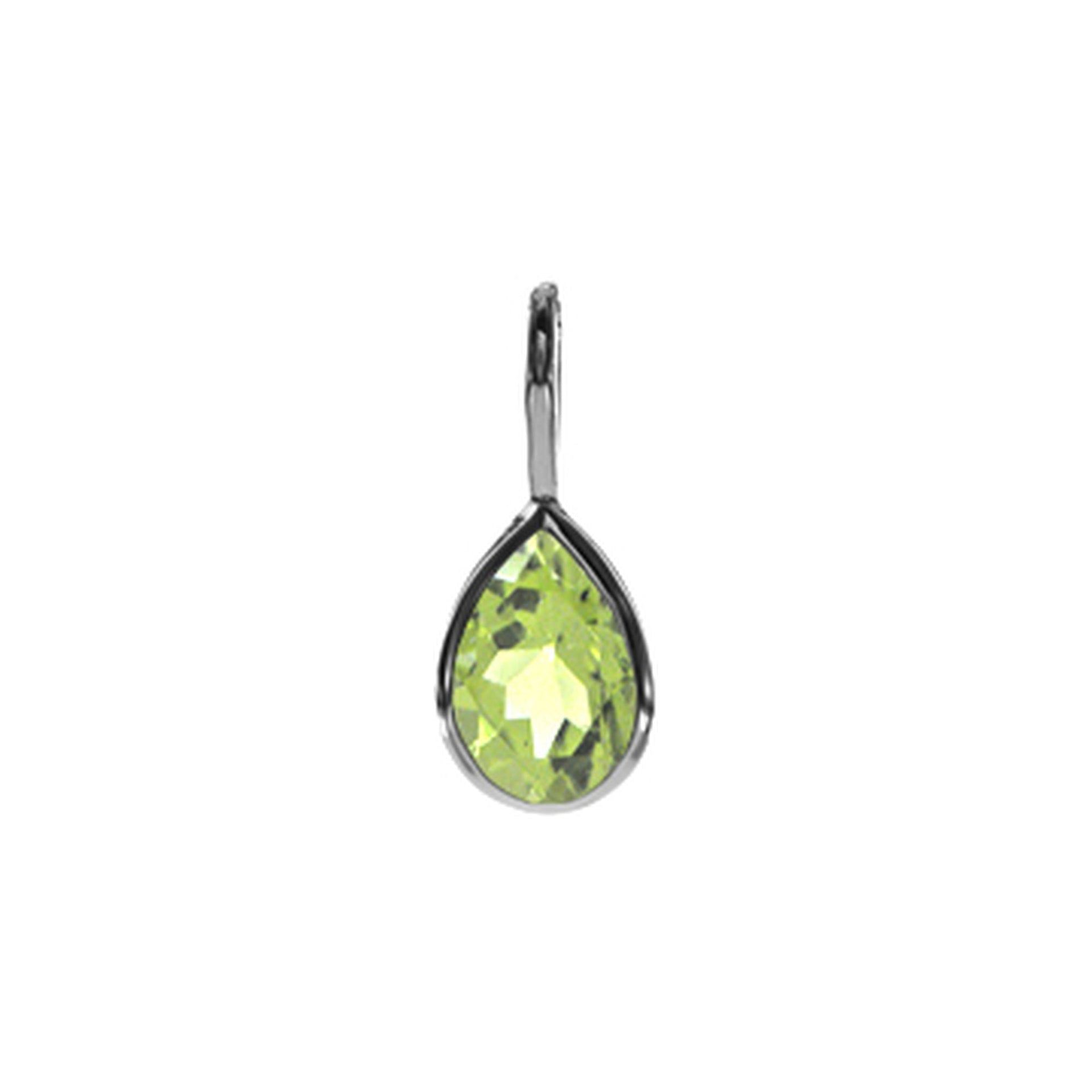 Samira teardrop peridot pendant