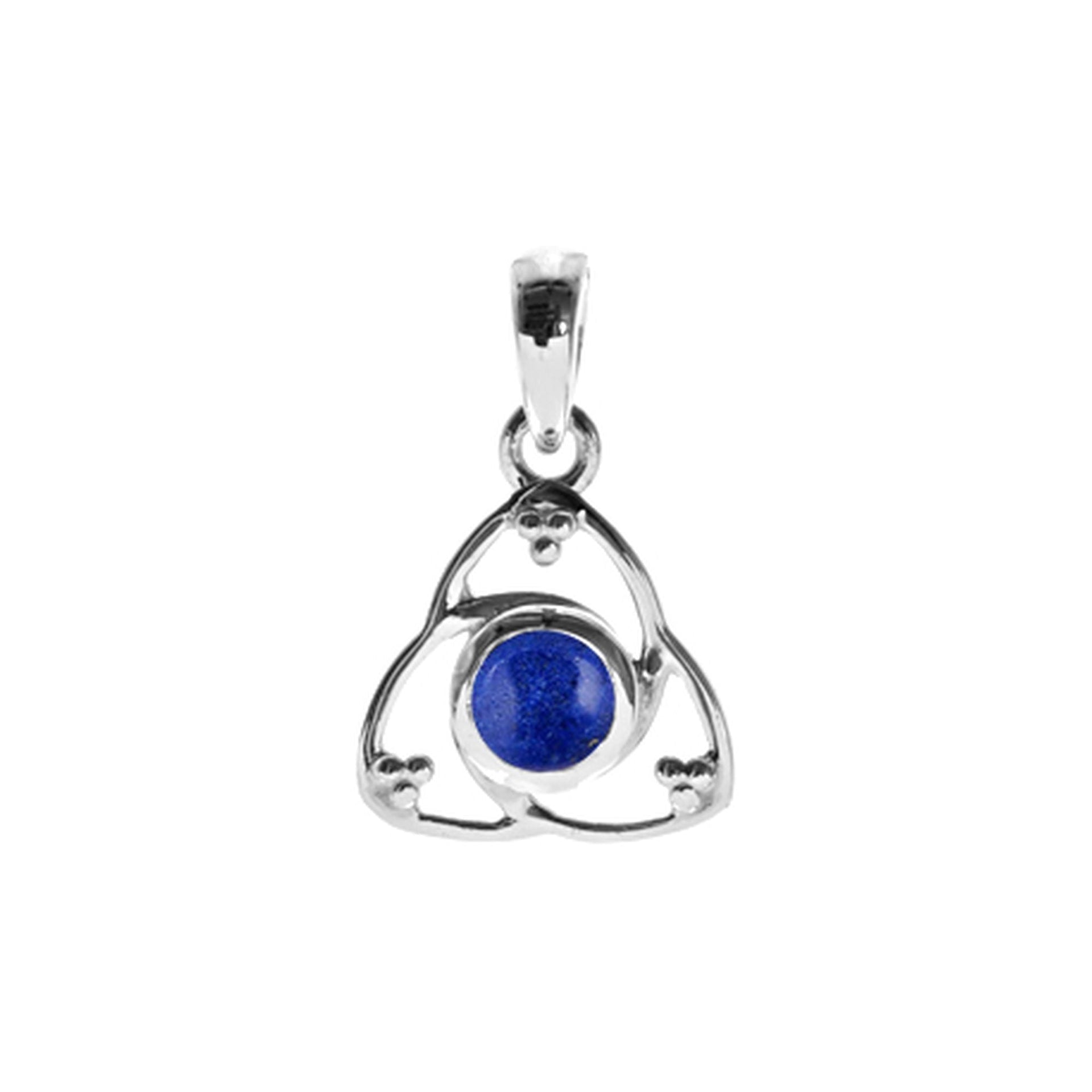 Betsy lapis Trinity knot pendant