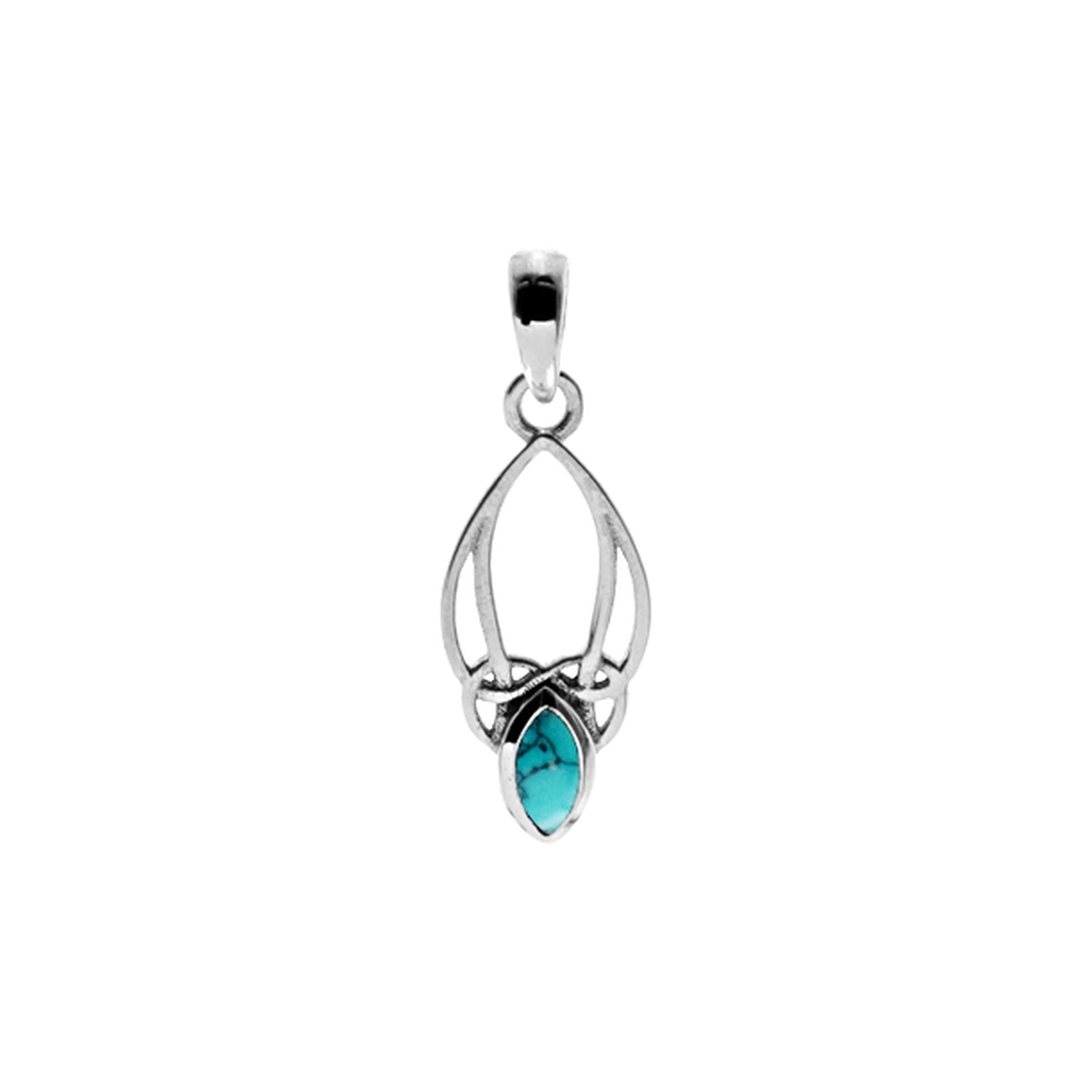 Betsy marquis turquoise pendant