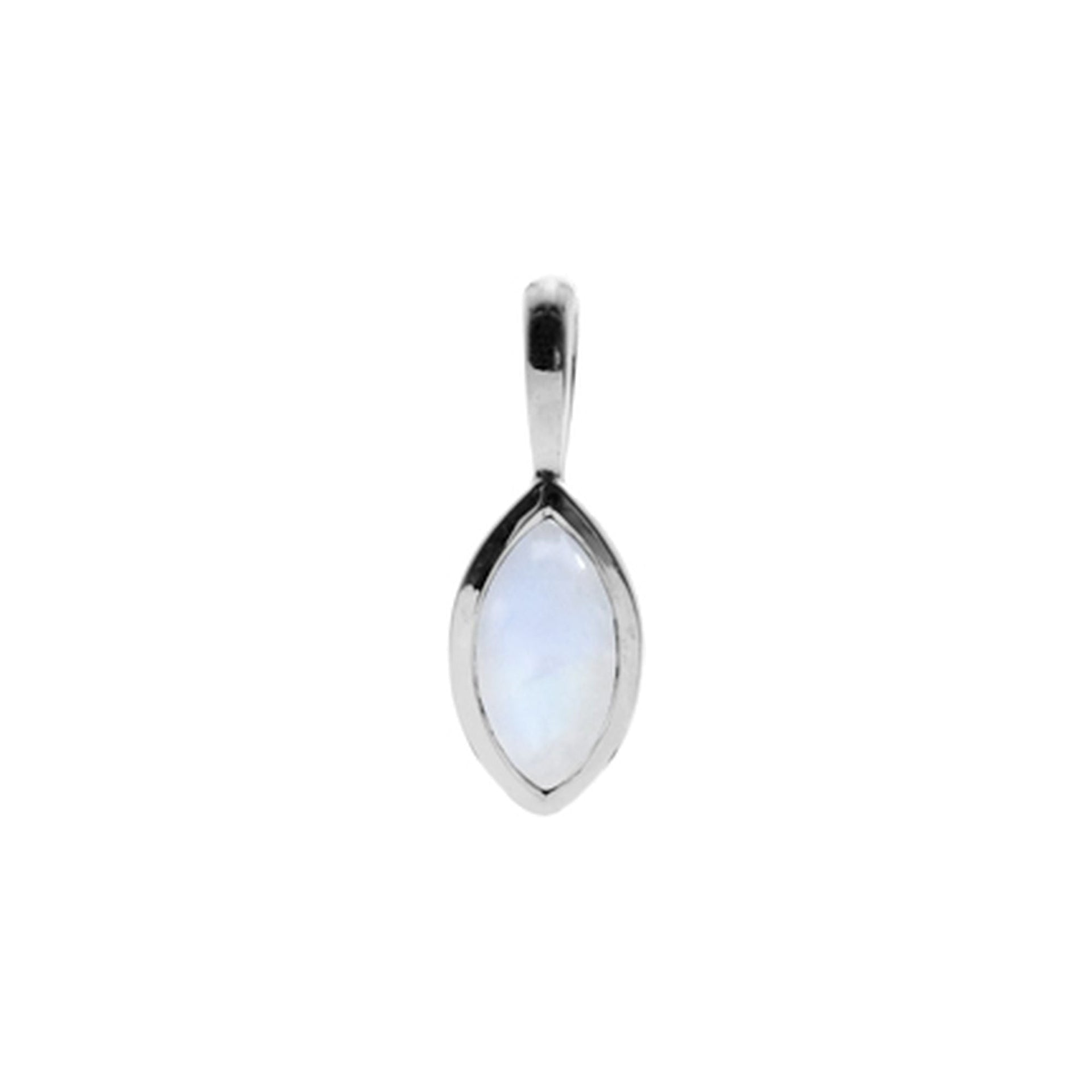Bridget simple marquis rainbow moonstone pendant
