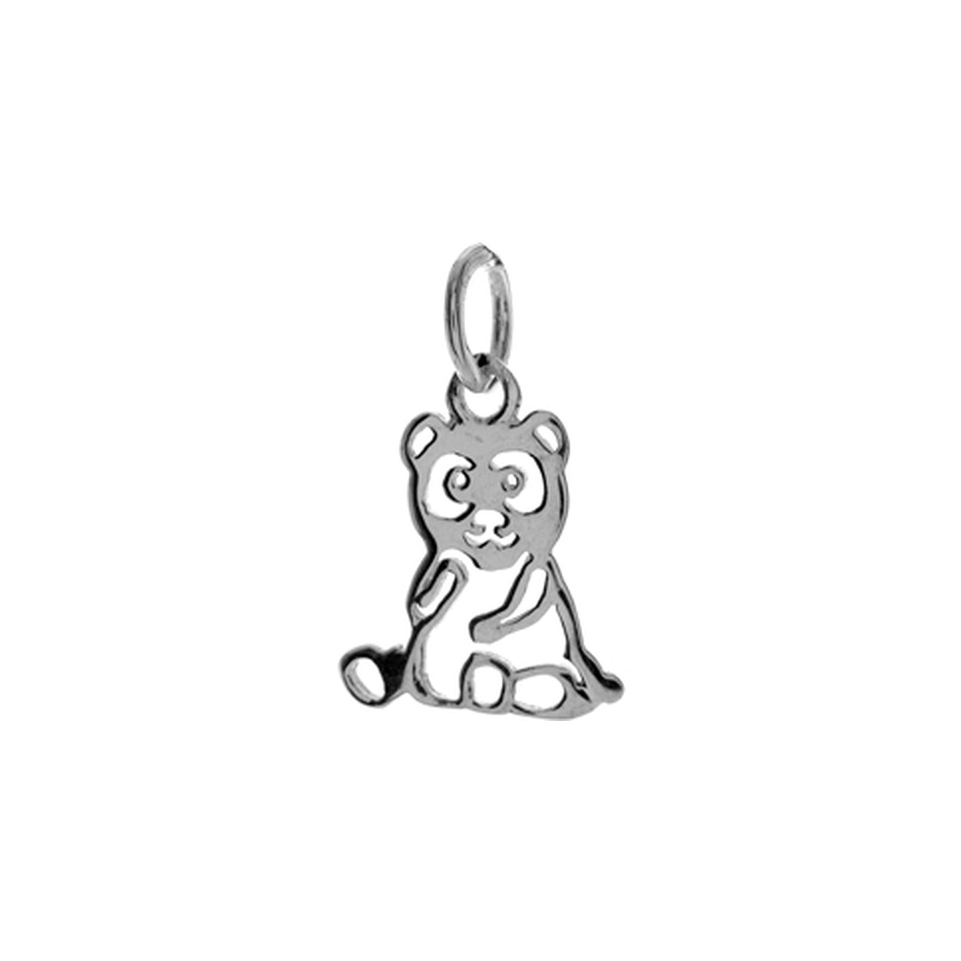 Cut out teddy bear pendant