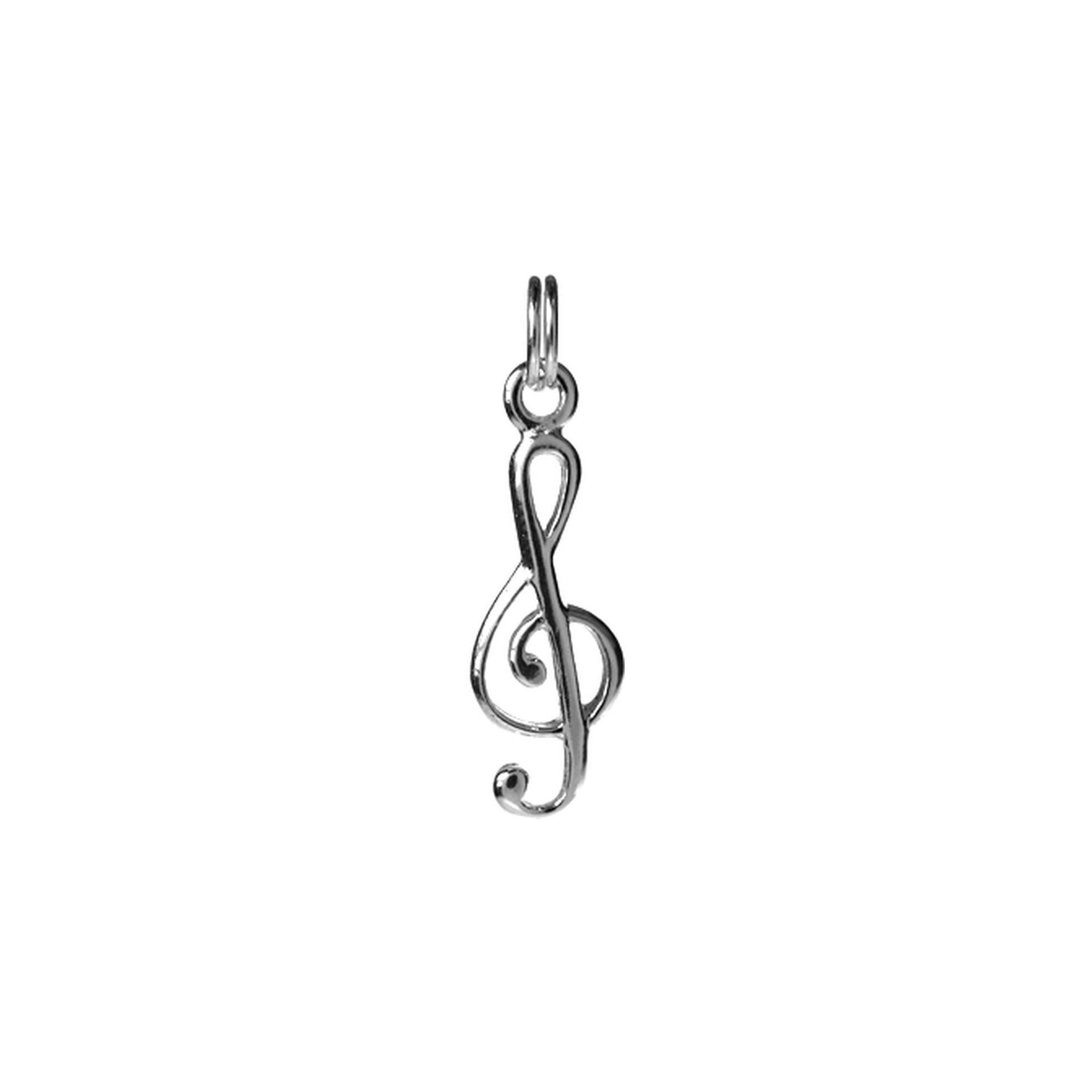 Erica treble clef pendant
