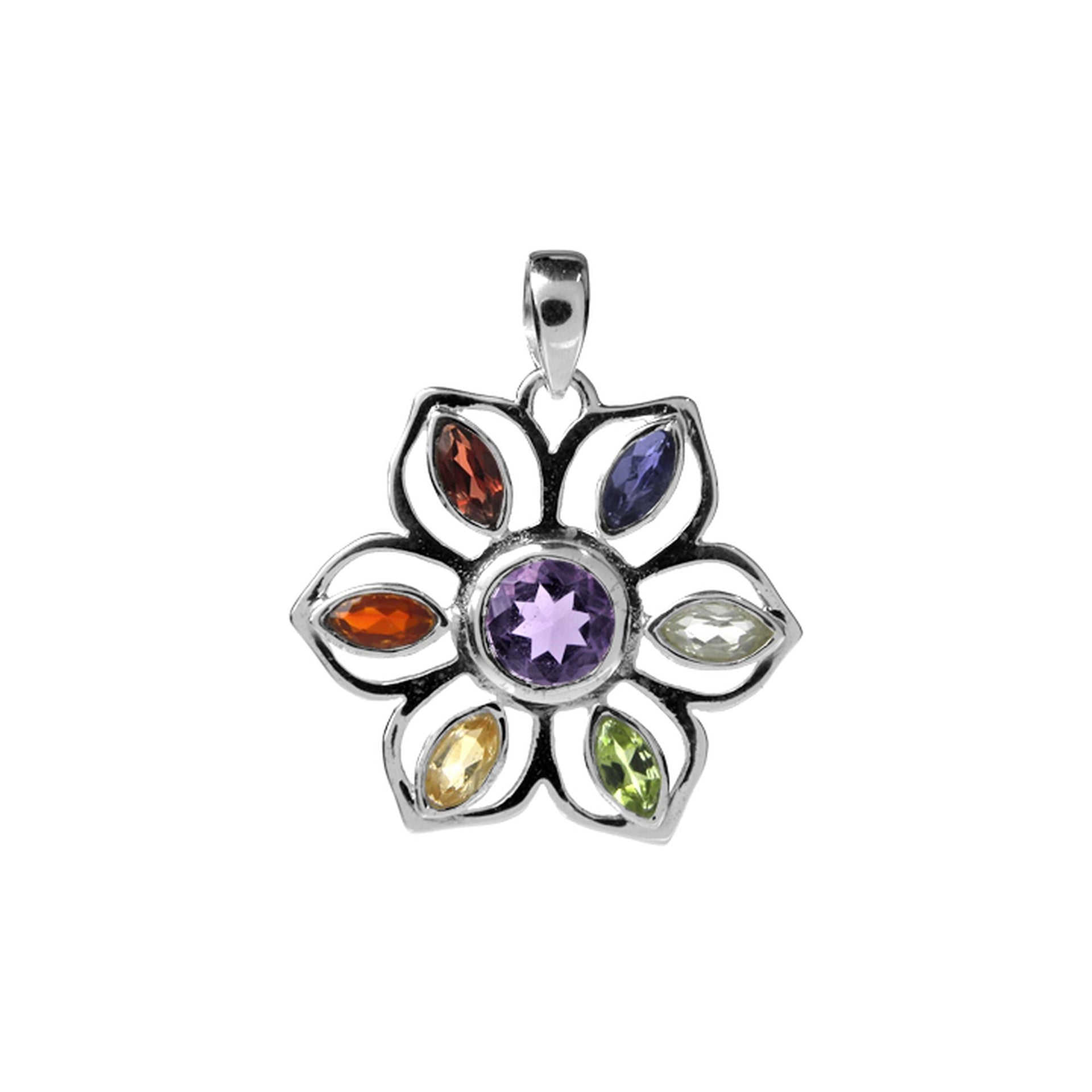 Kenna flower pendant