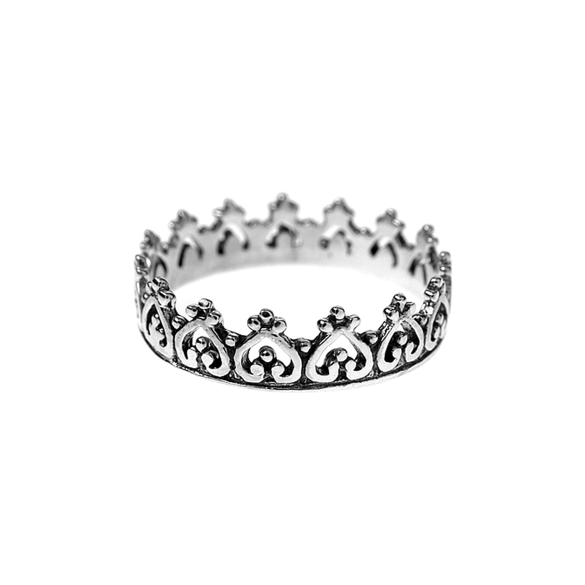 Liana ornate crown ring