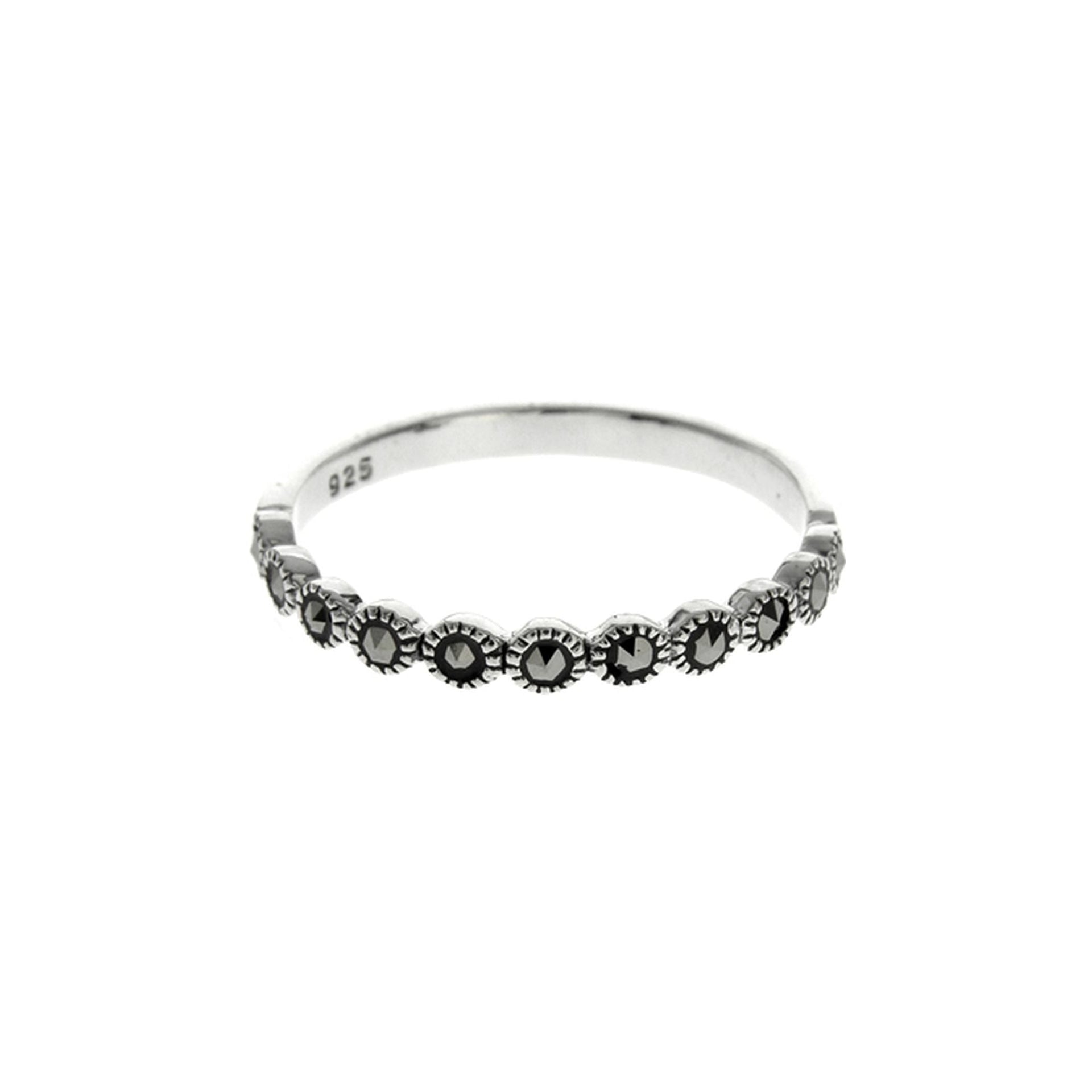 Lottie half eternity ring