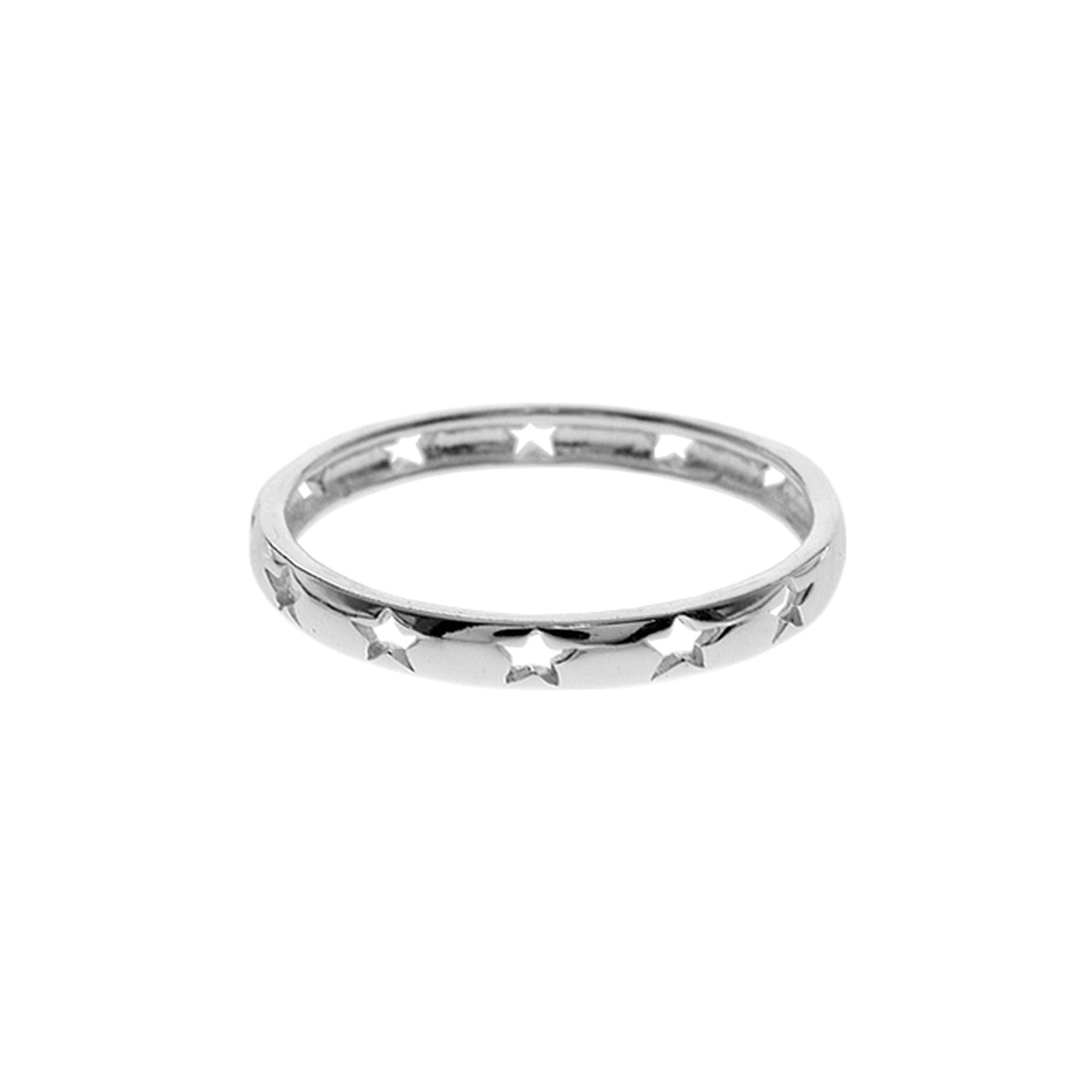 Dahna band with cut out stars ring