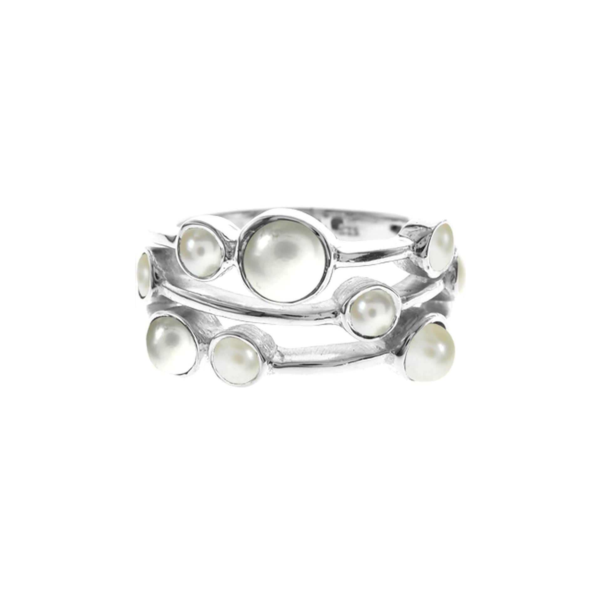 Martha nine pearl ring