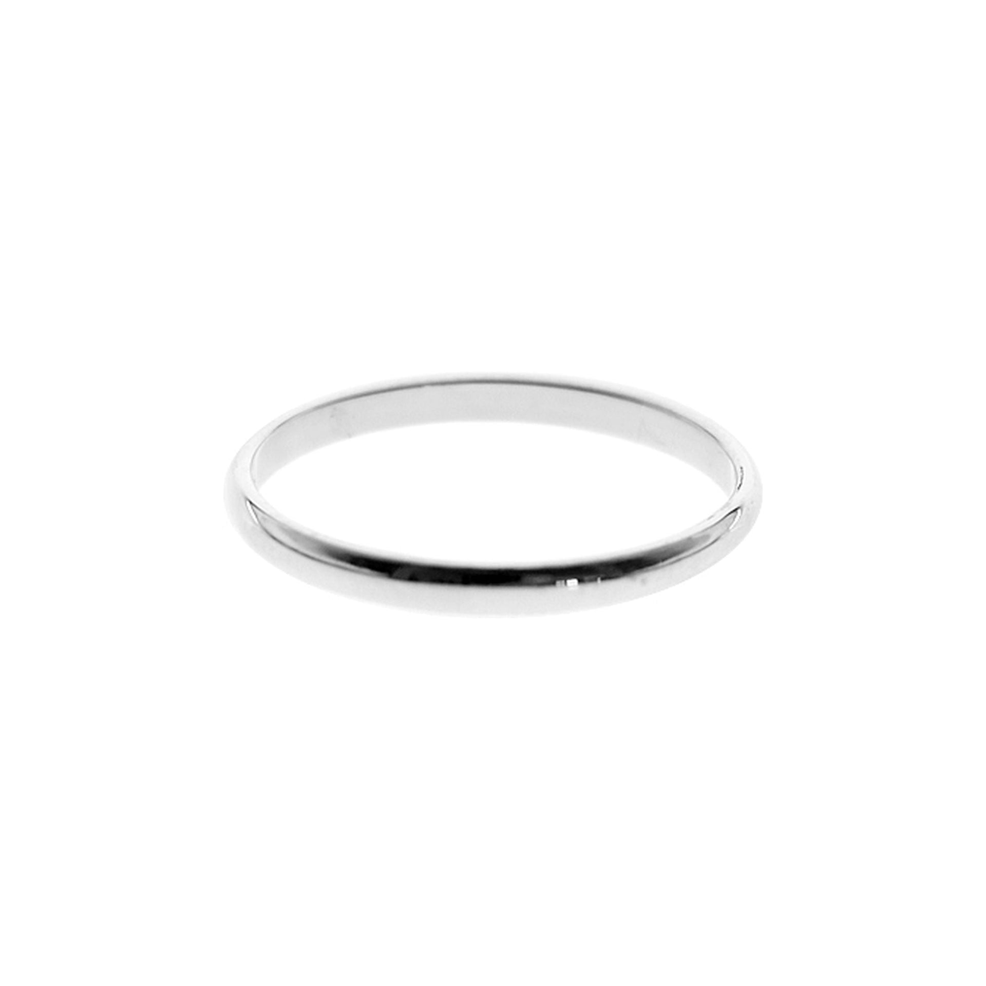 Bria half round band ring
