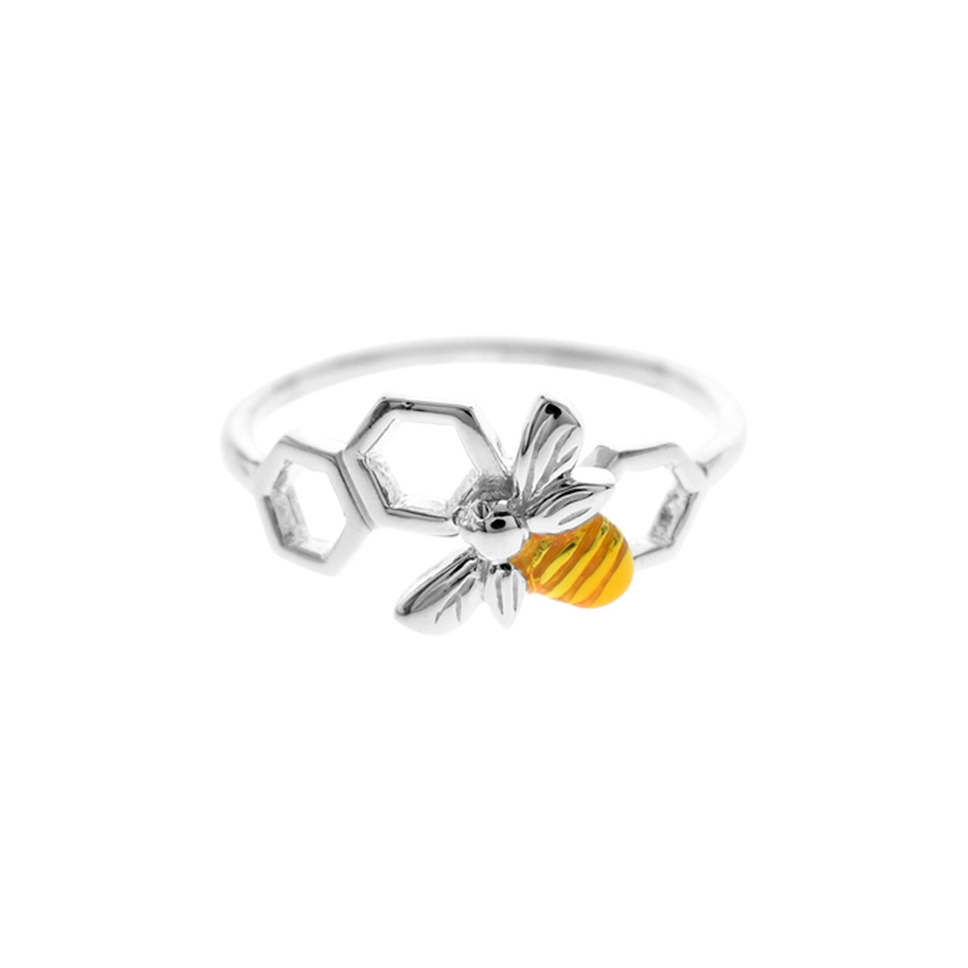 Carla bee & honeycomb ring