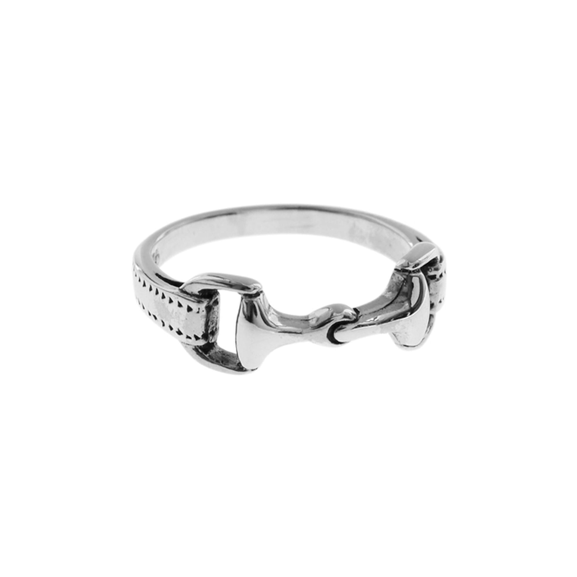 Cavelli snaffle bit & buckle ring