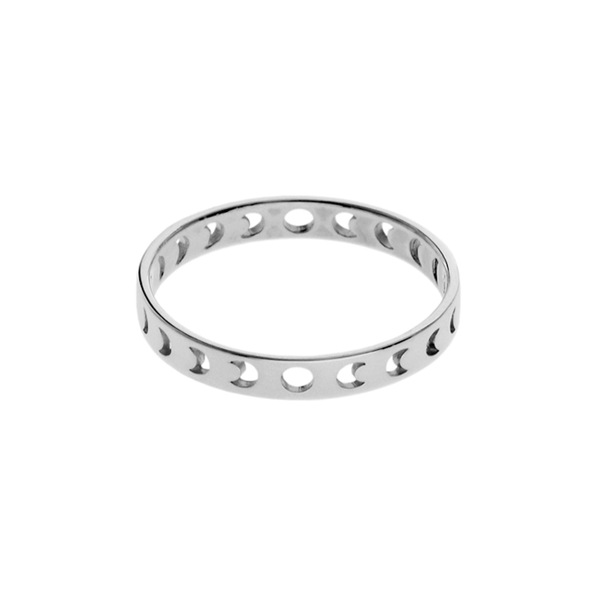 Dahna band with cut out moon phases ring
