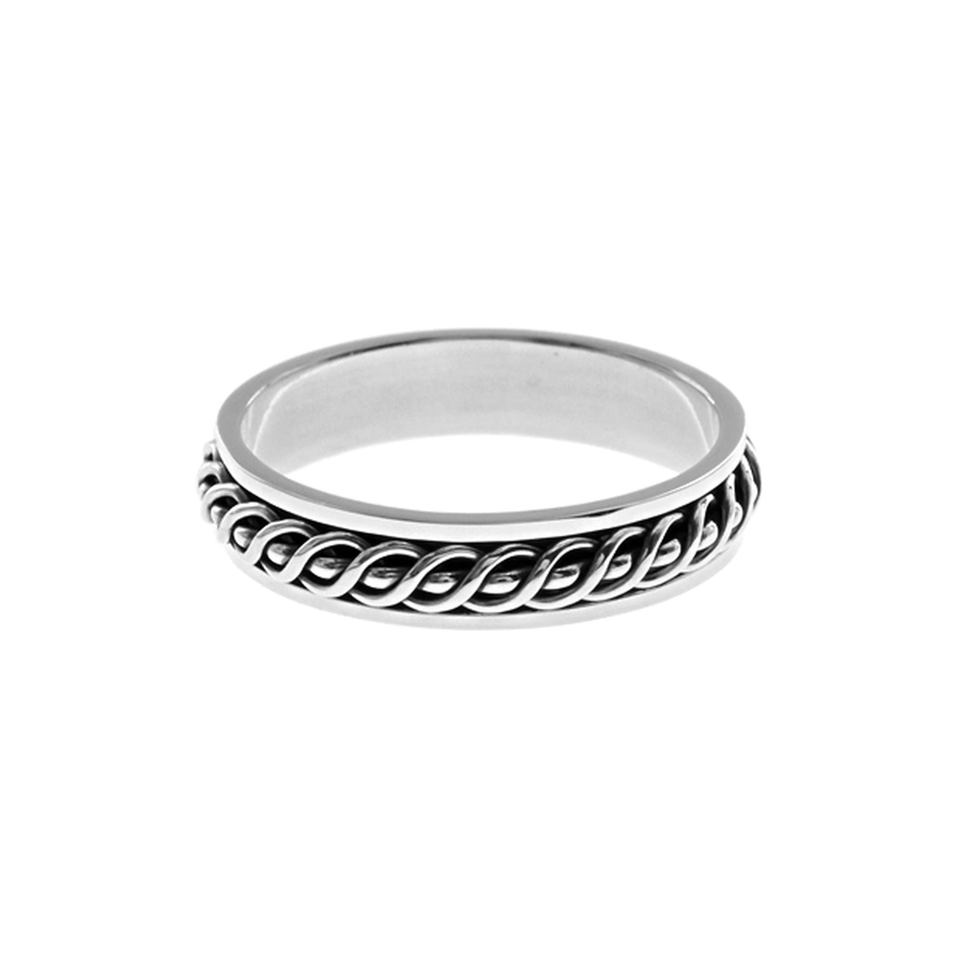 Harley spiral spinning ring
