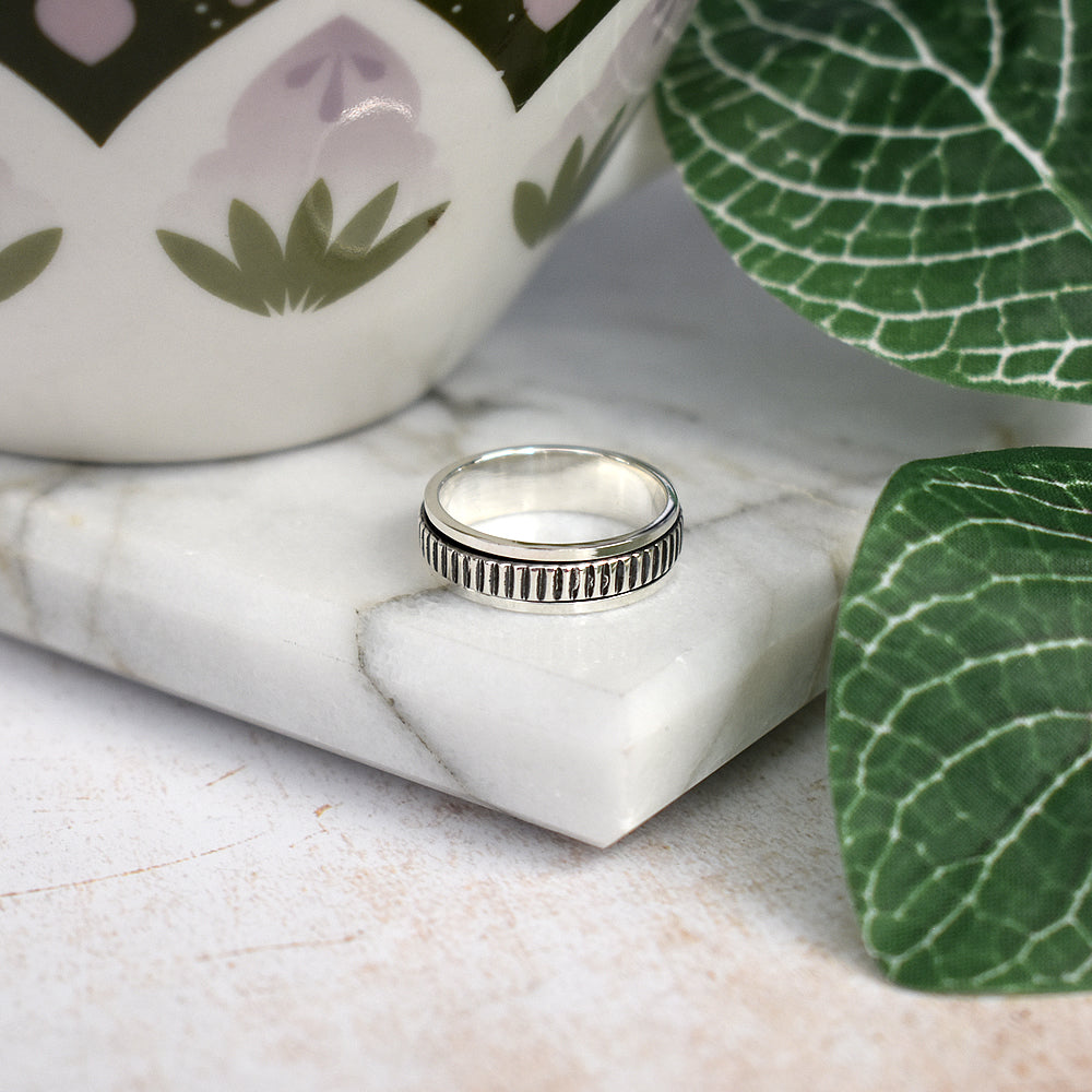 Harley ridged spinning band