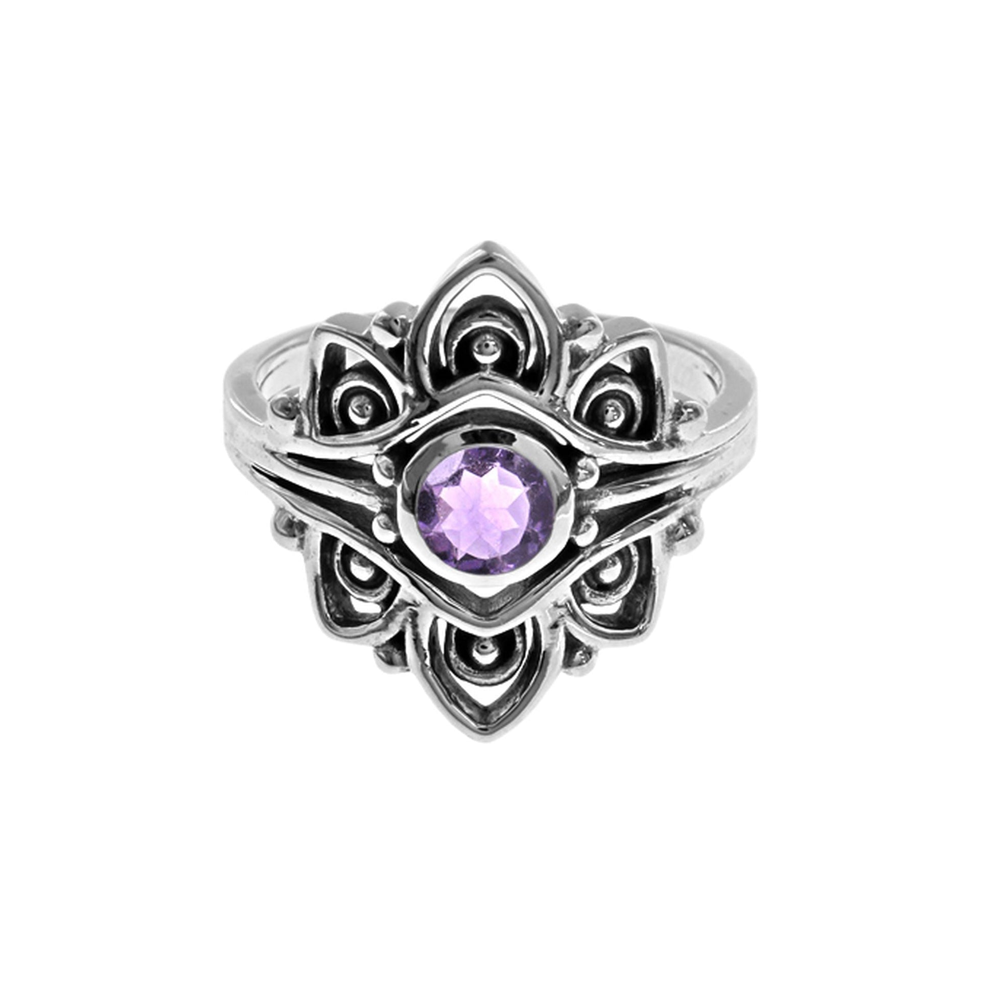 Catalina vintage amethyst facet ring