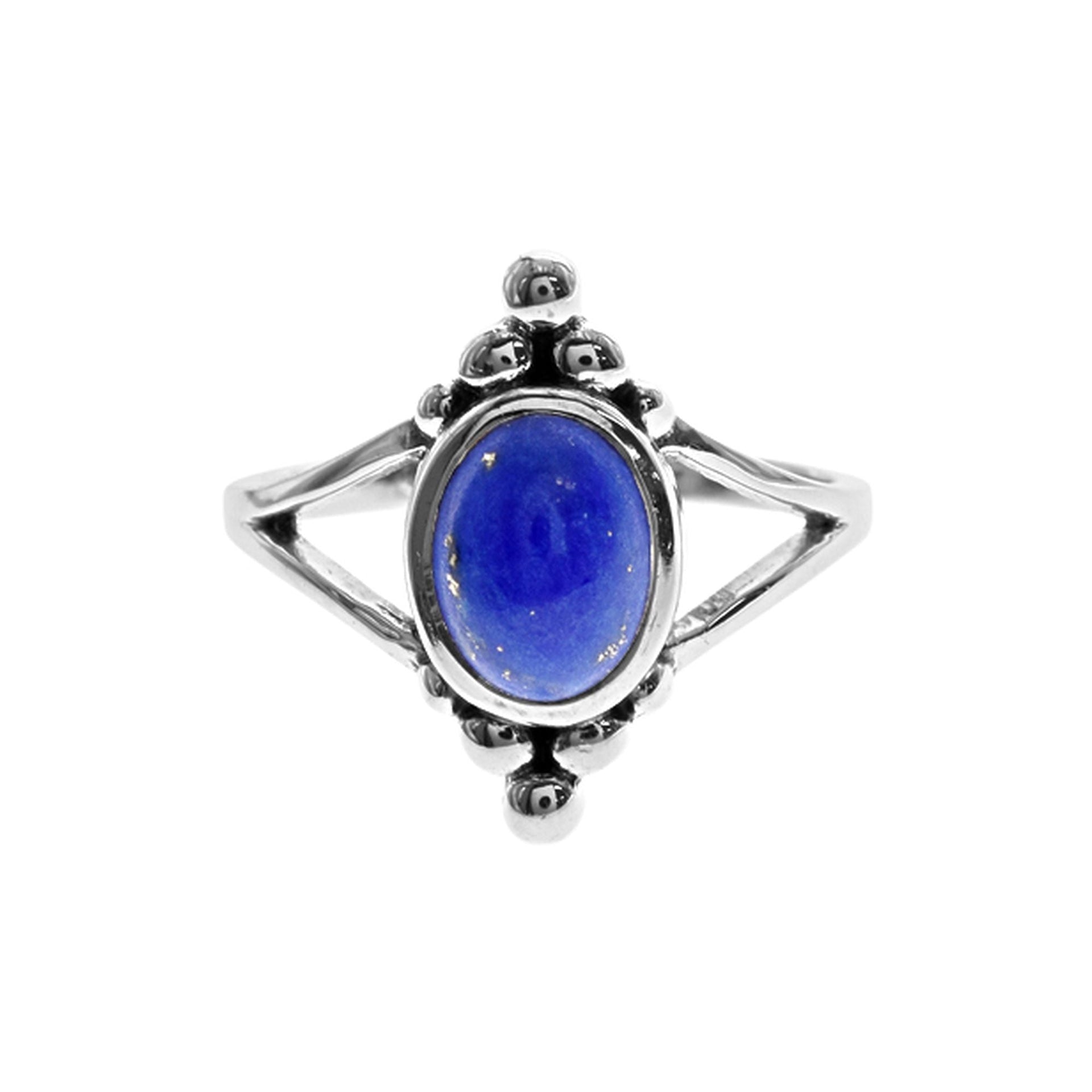 Catalina and lapis split band ring