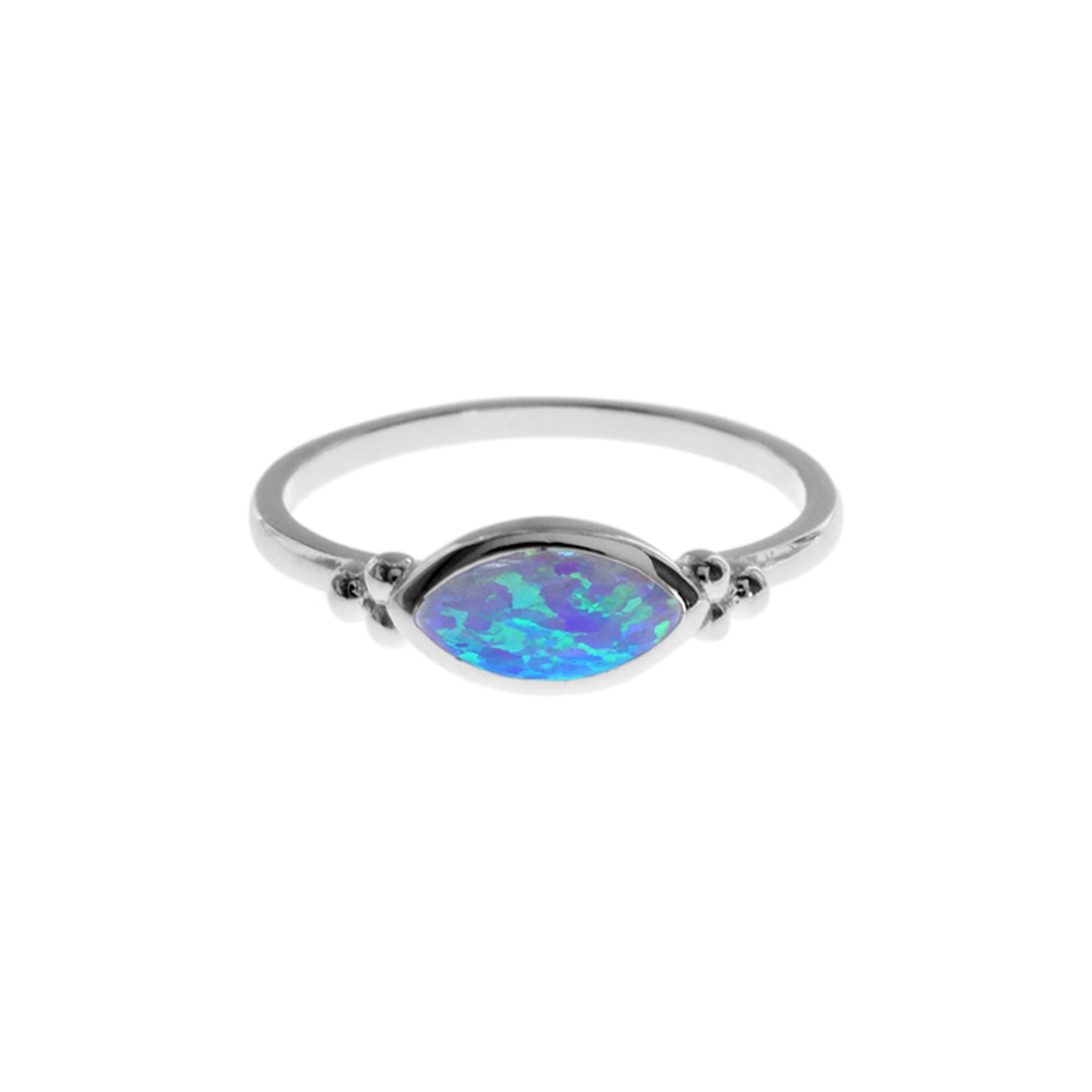 Shannon marquis blue opalique ring