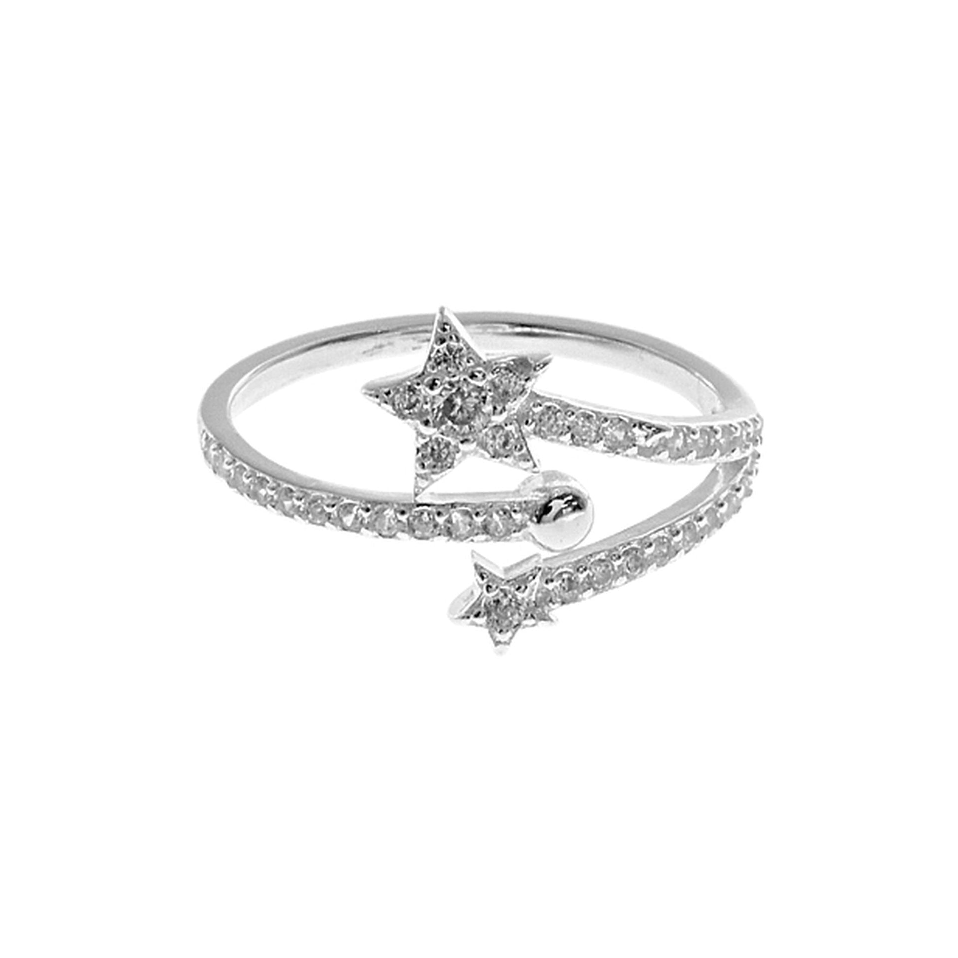 Natalie overlapped star ring