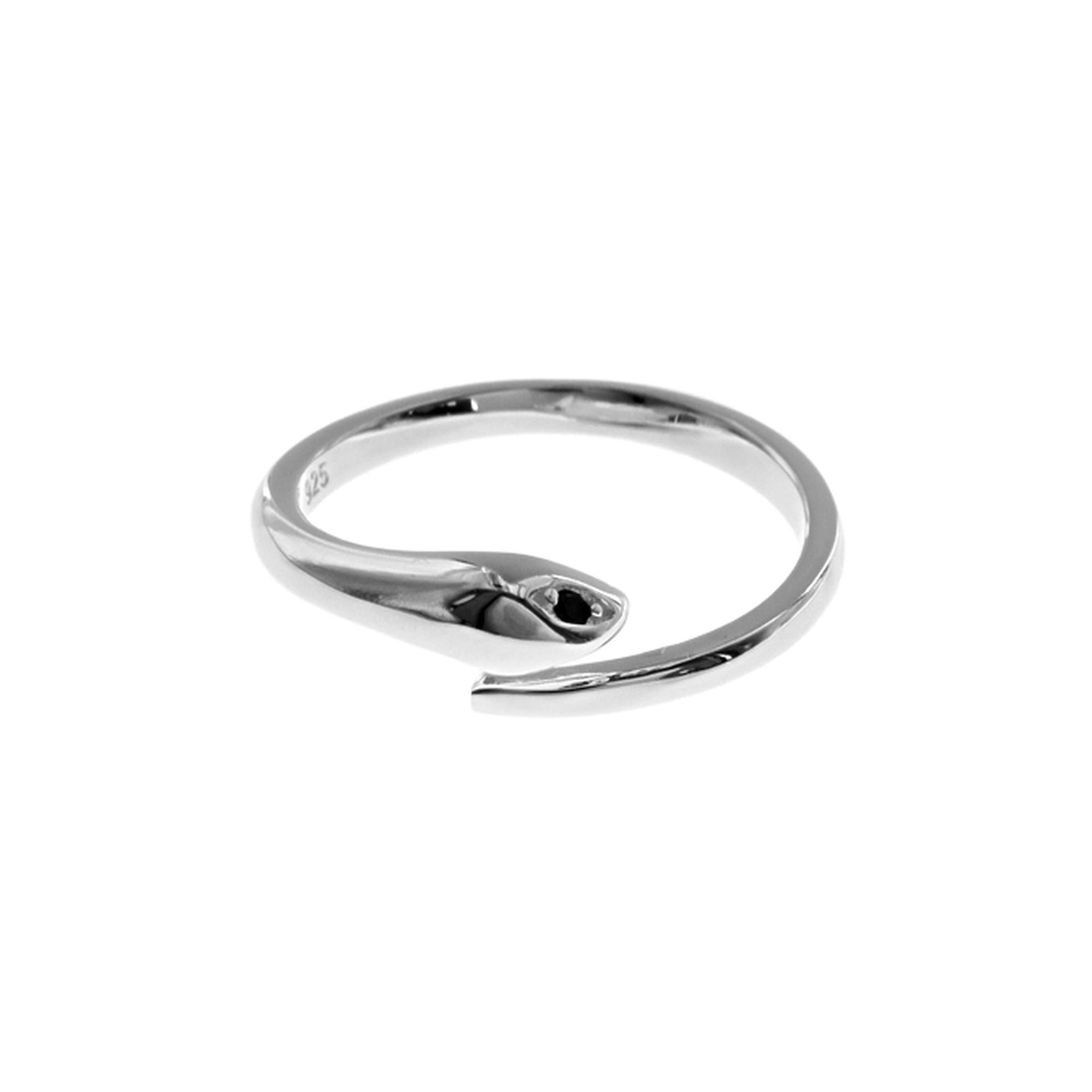 Anya smooth wrap around snake ring