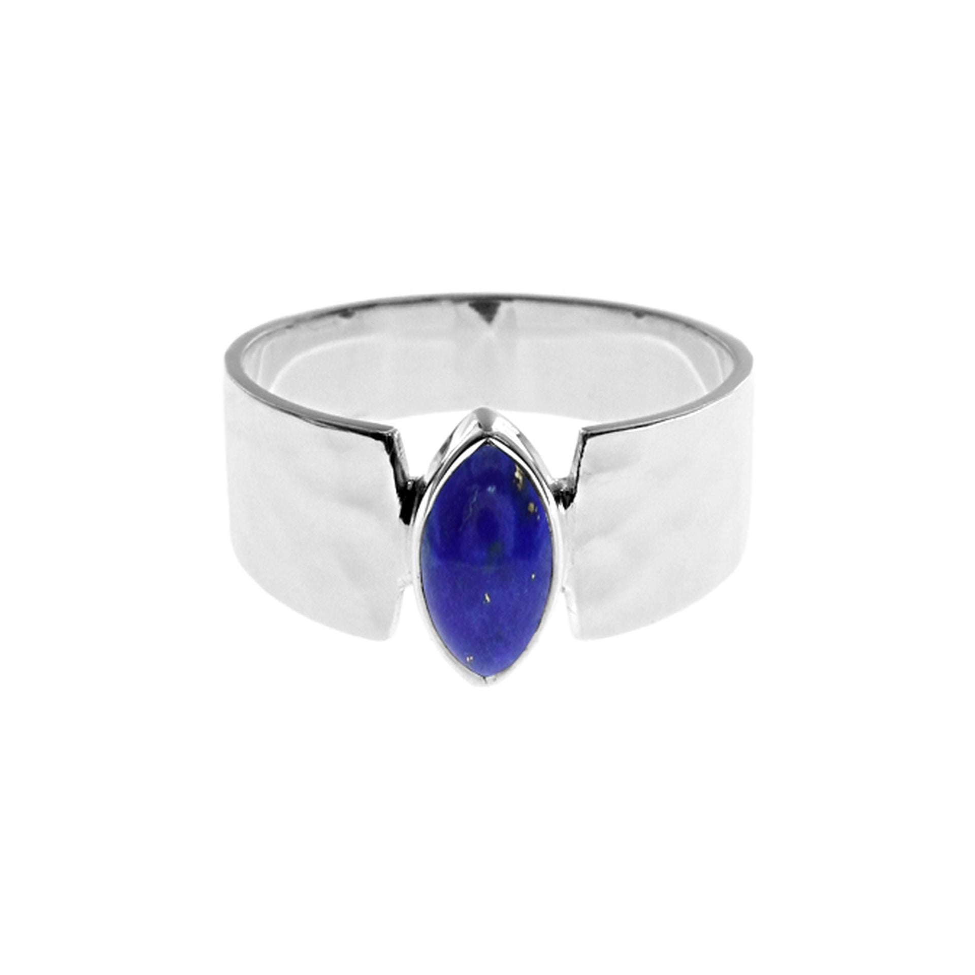 Lexi marquis lapis lazuli tapered band ring