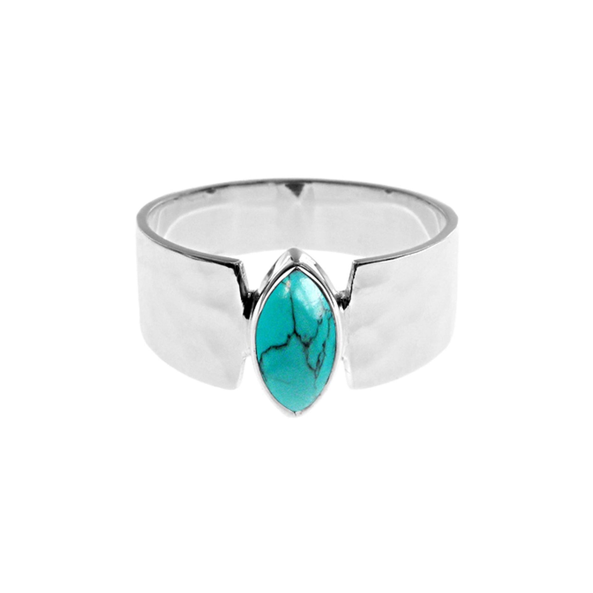 Lexi marquis turquoise tapered band ring