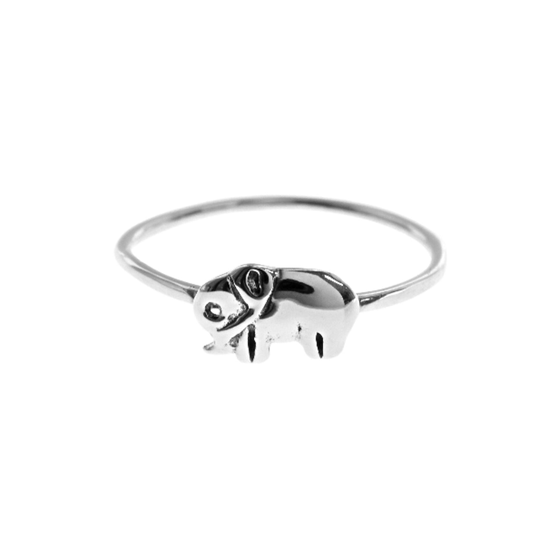 Smile single elephant ring