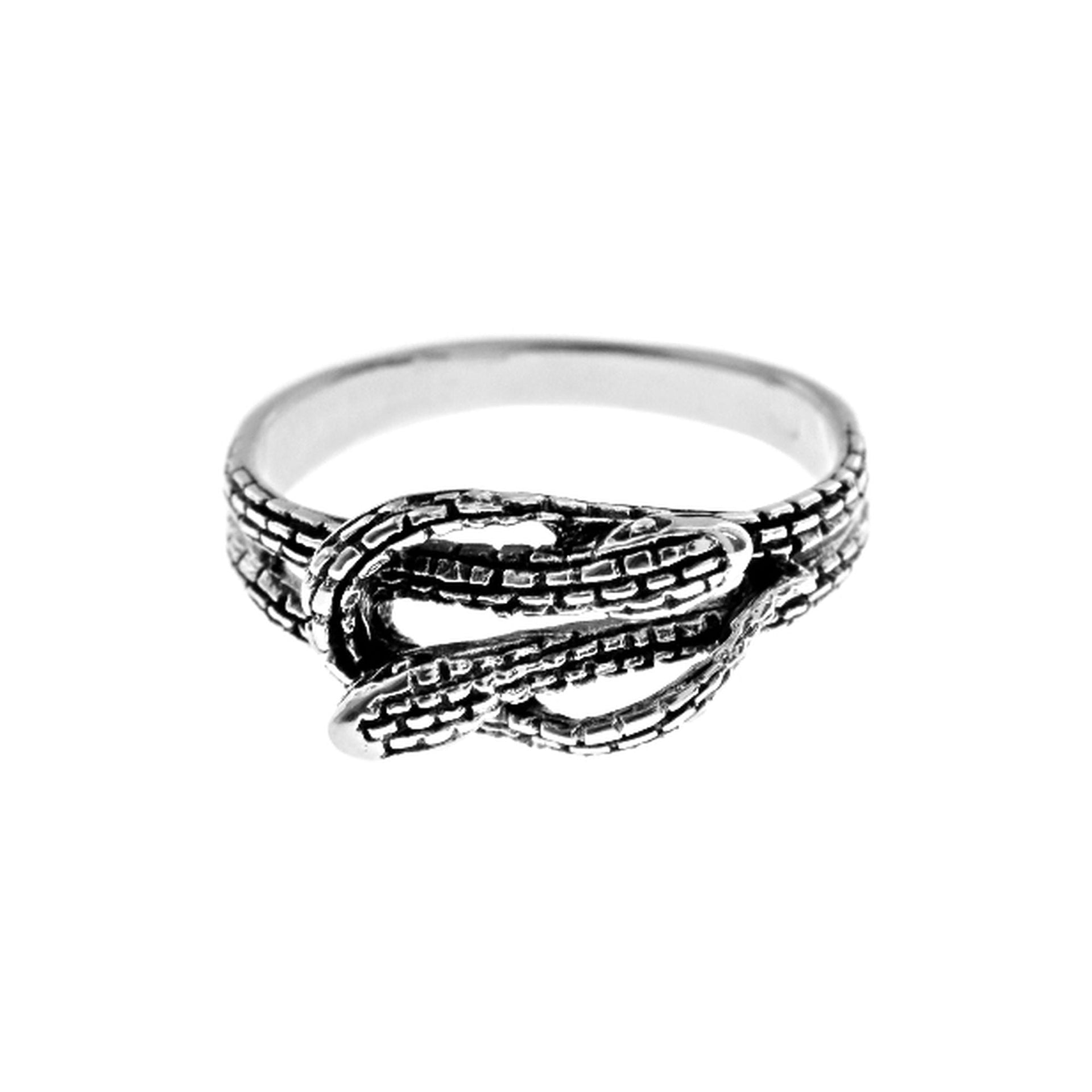 Anya snake knot ring