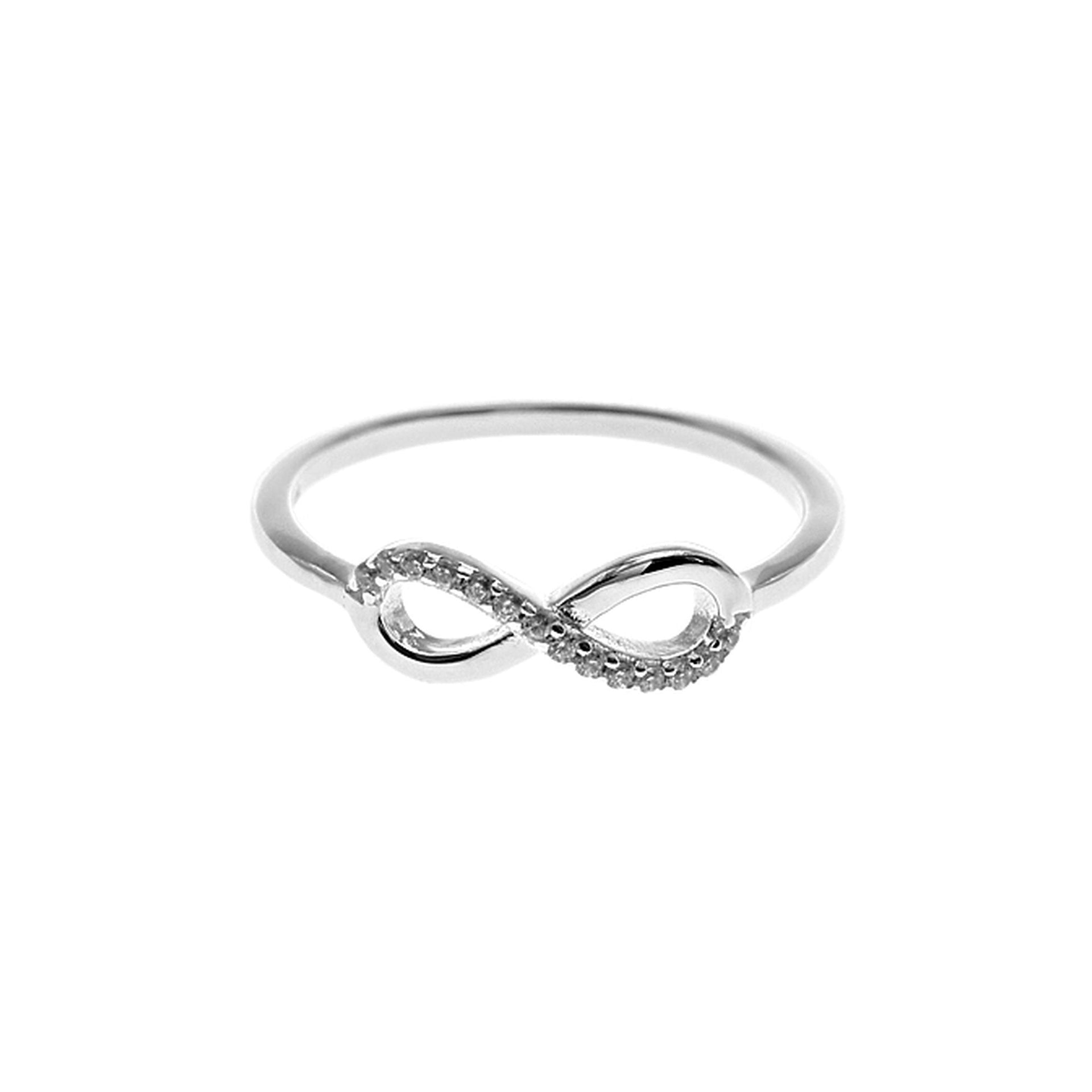 Carrie half  infinity ring
