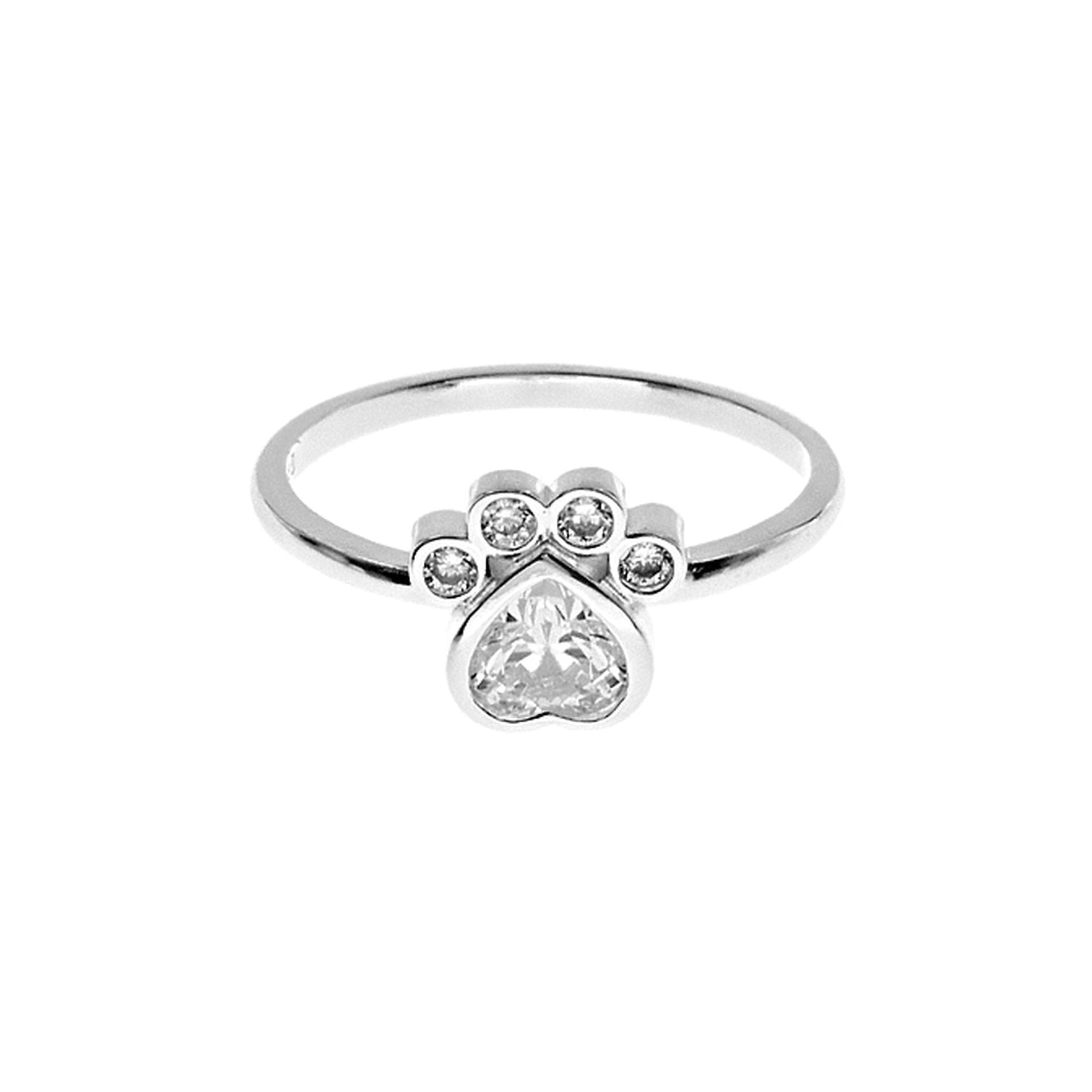 Alianna paw print ring
