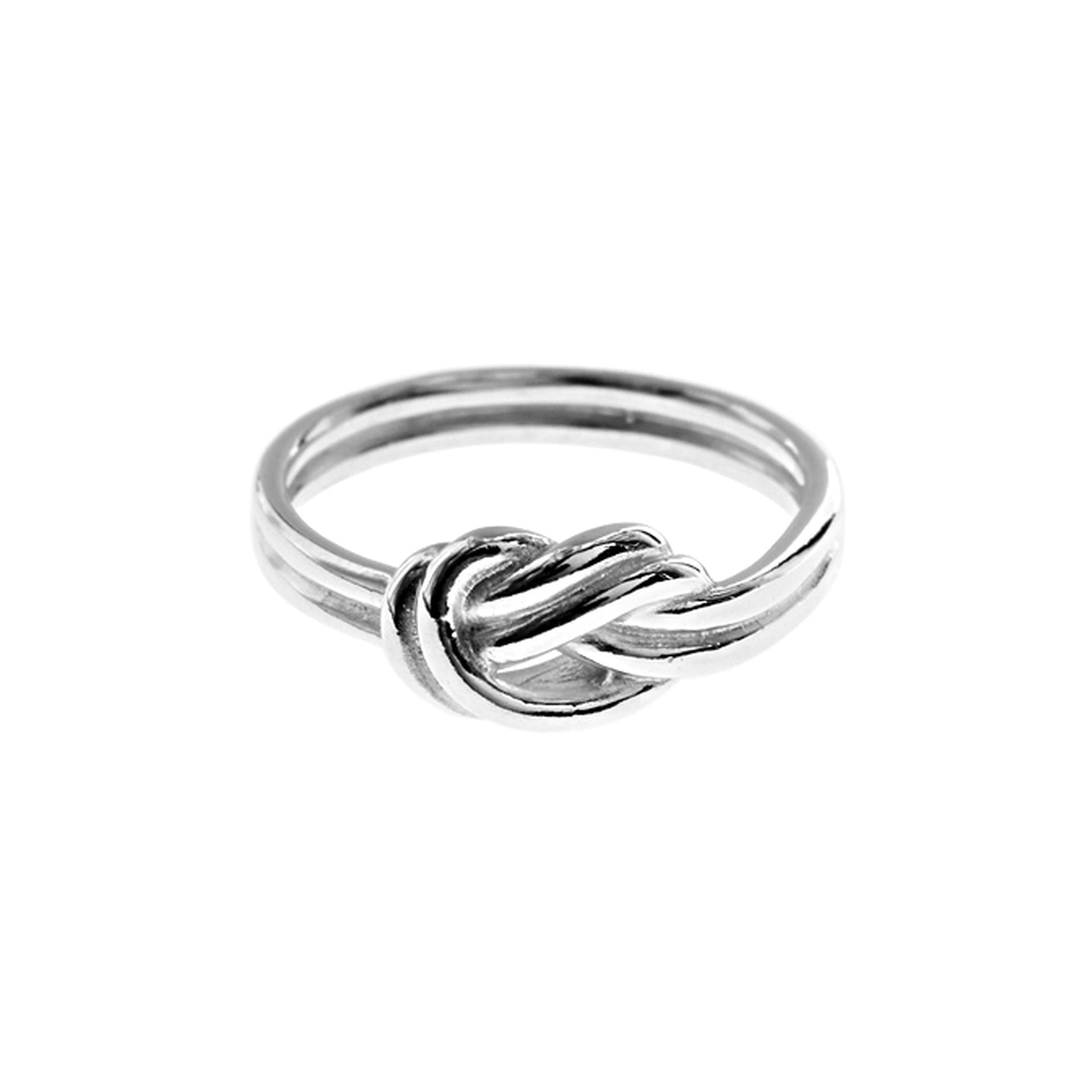 Joanna double banded knot ring