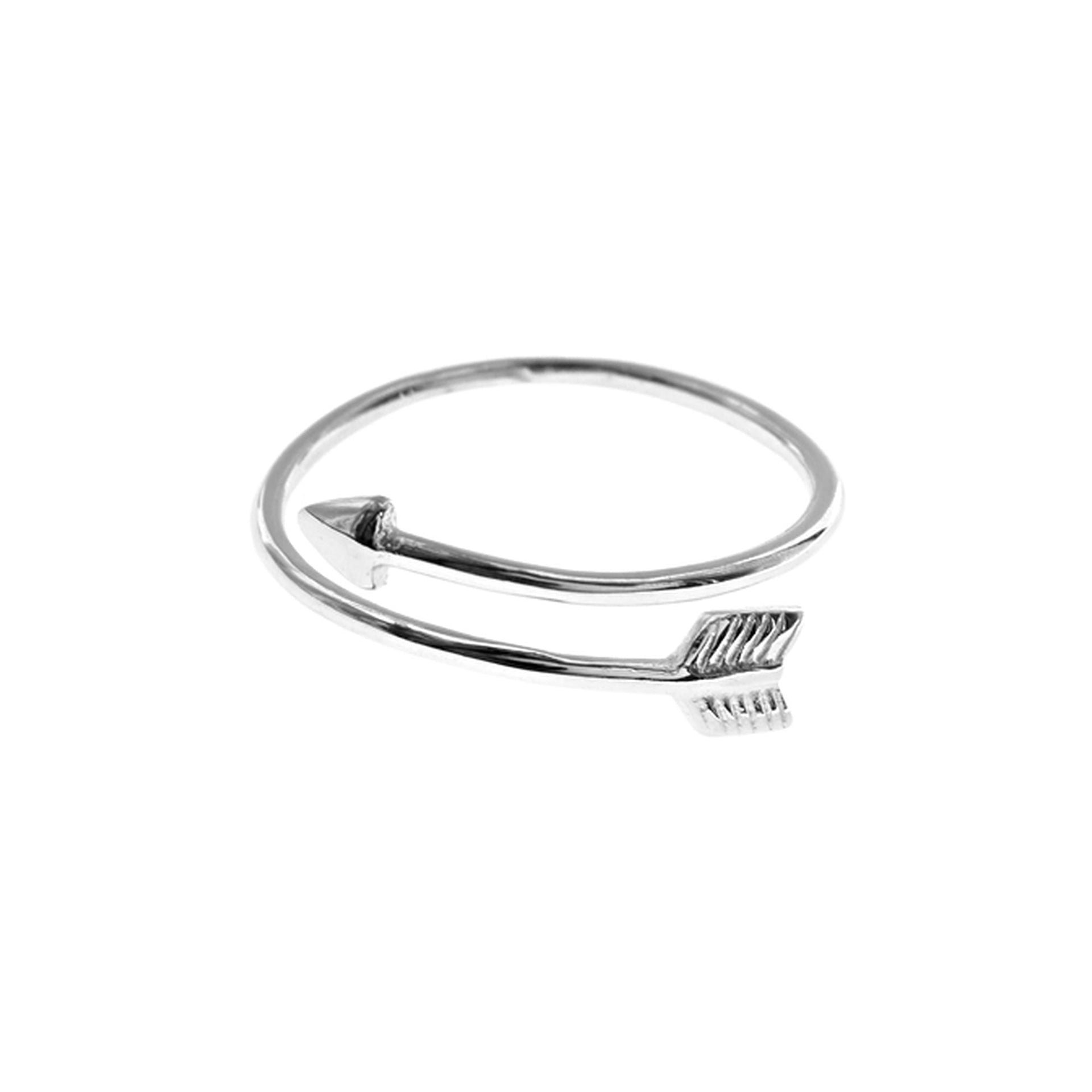 Erica wrap around arrow ring