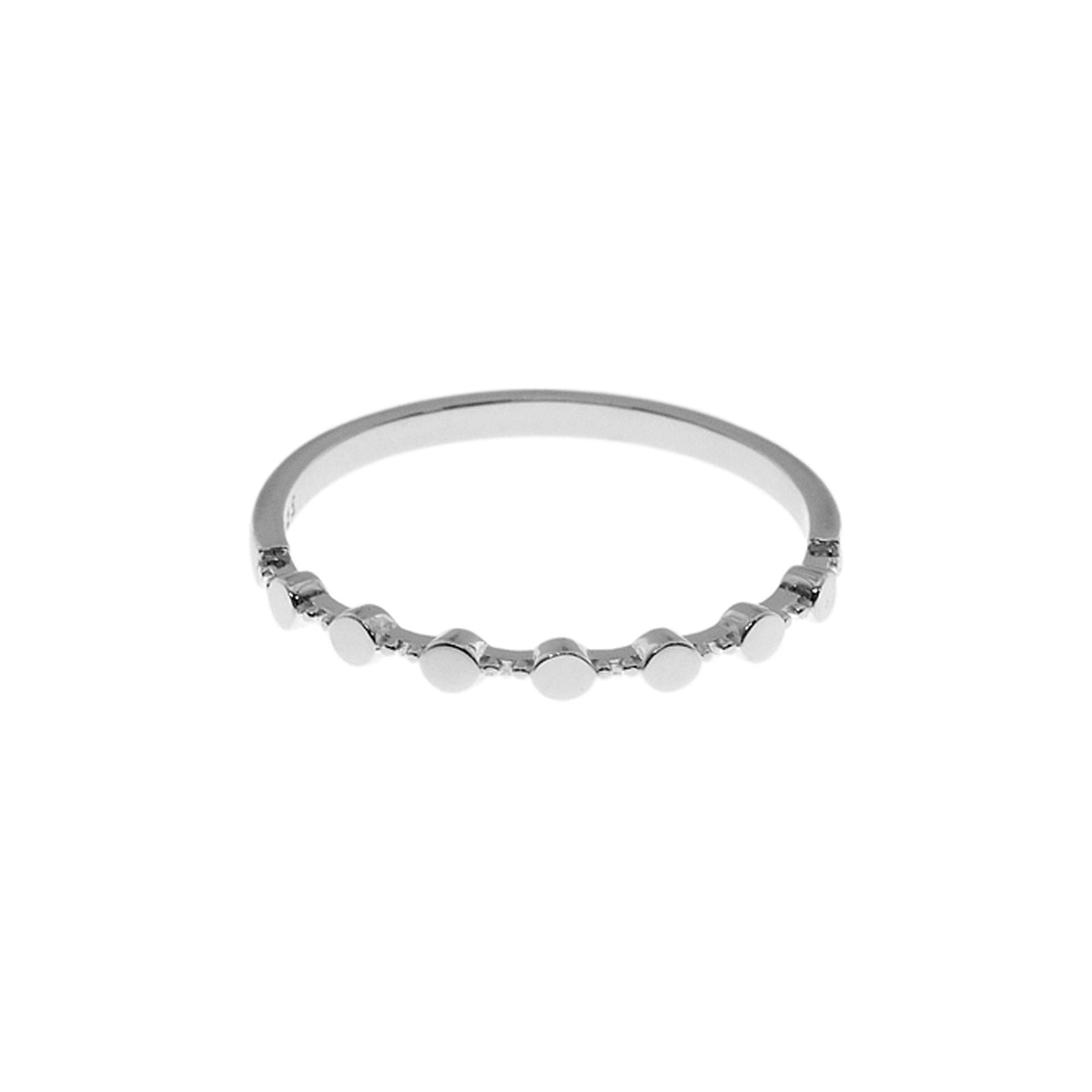 Zoe linked circle fronted ring