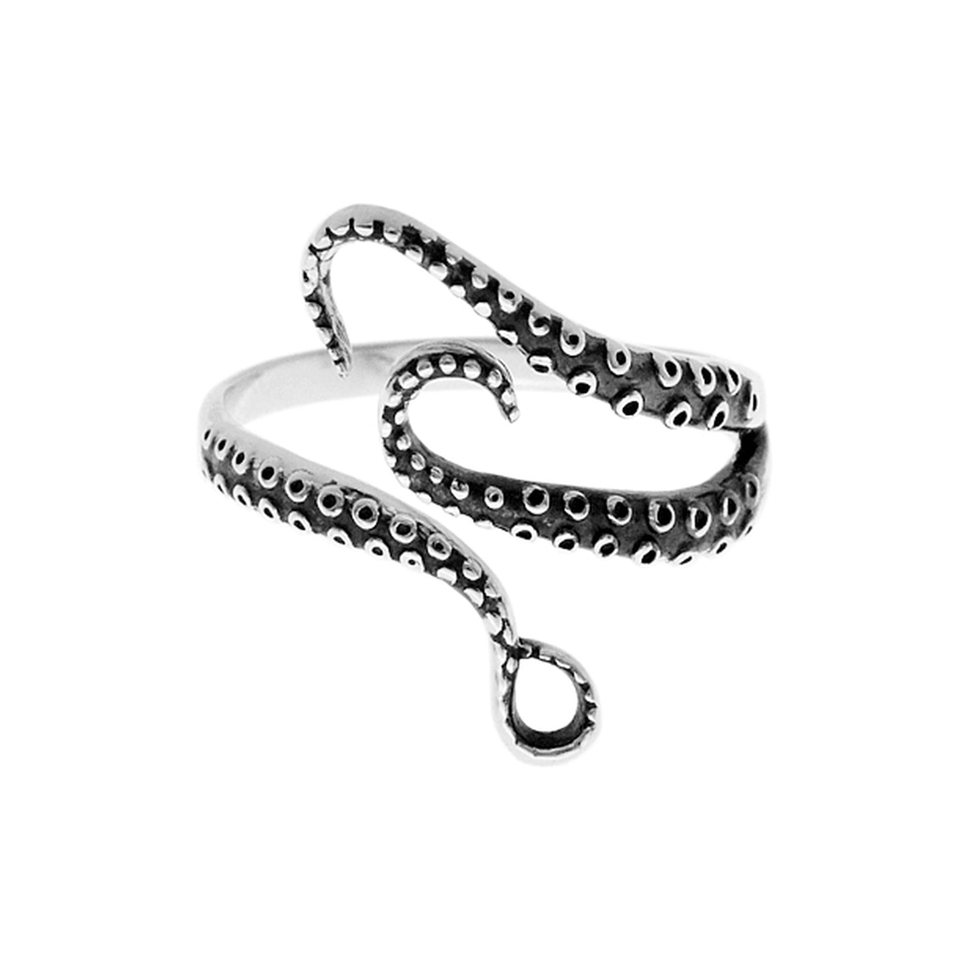 Harley wrapped tentacle ring