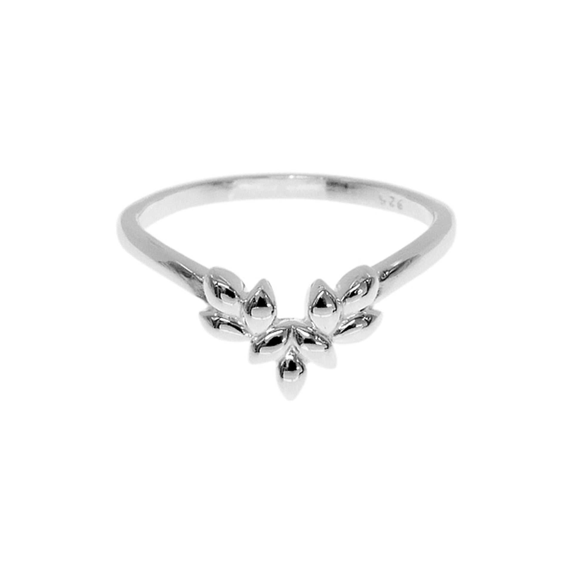 Cora wishbone petal ring