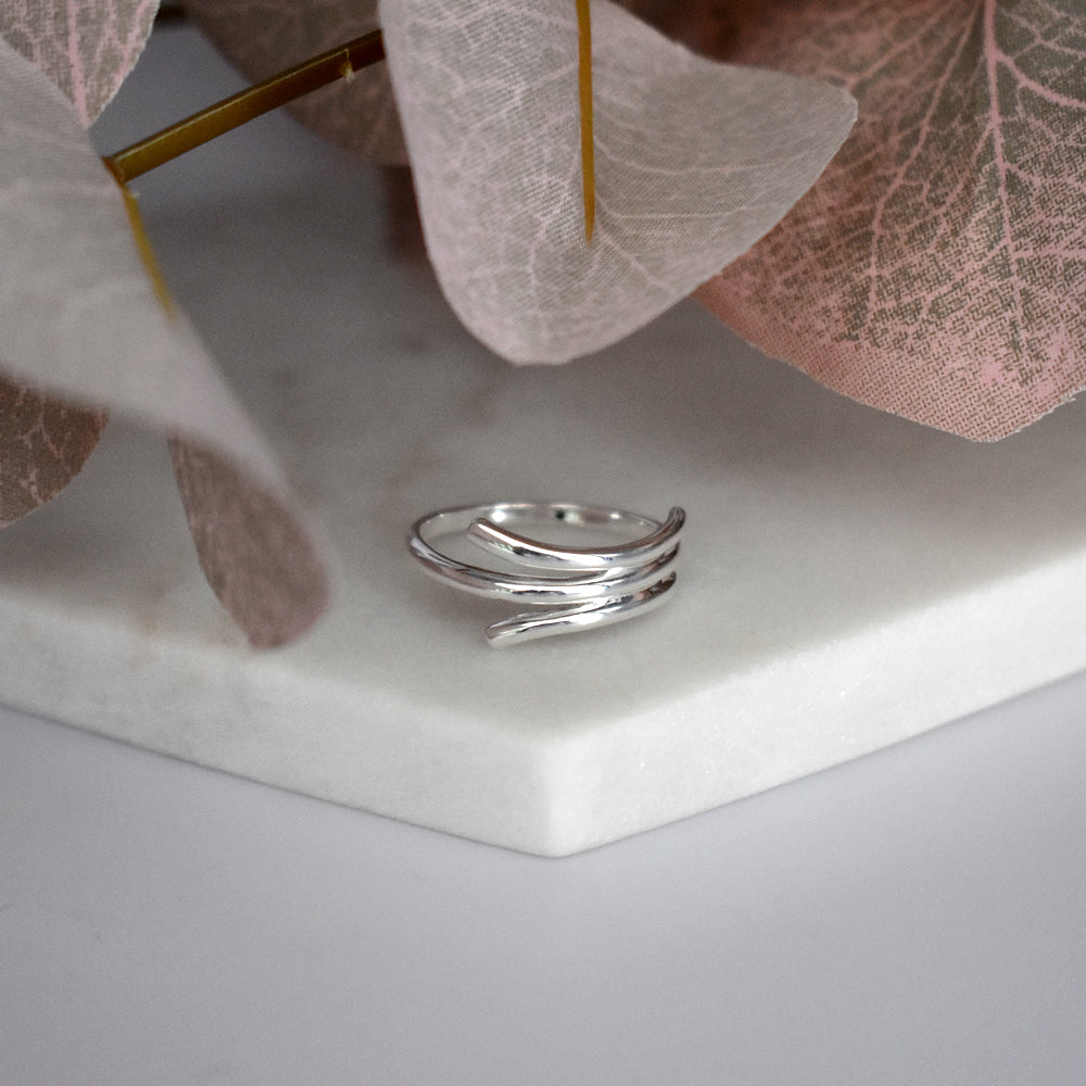 Eloise triple bar ring