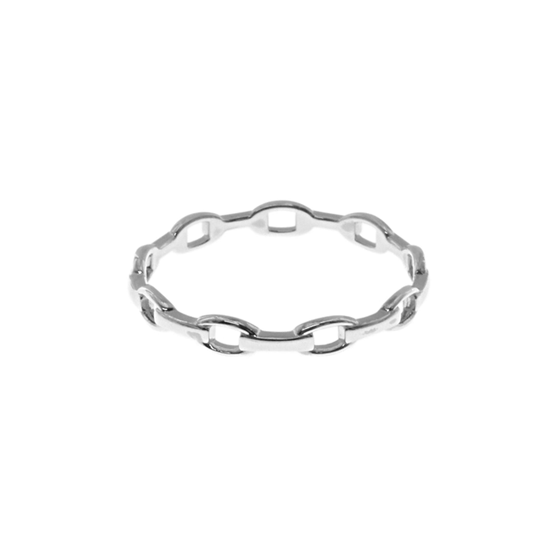 Bria linked oval ring
