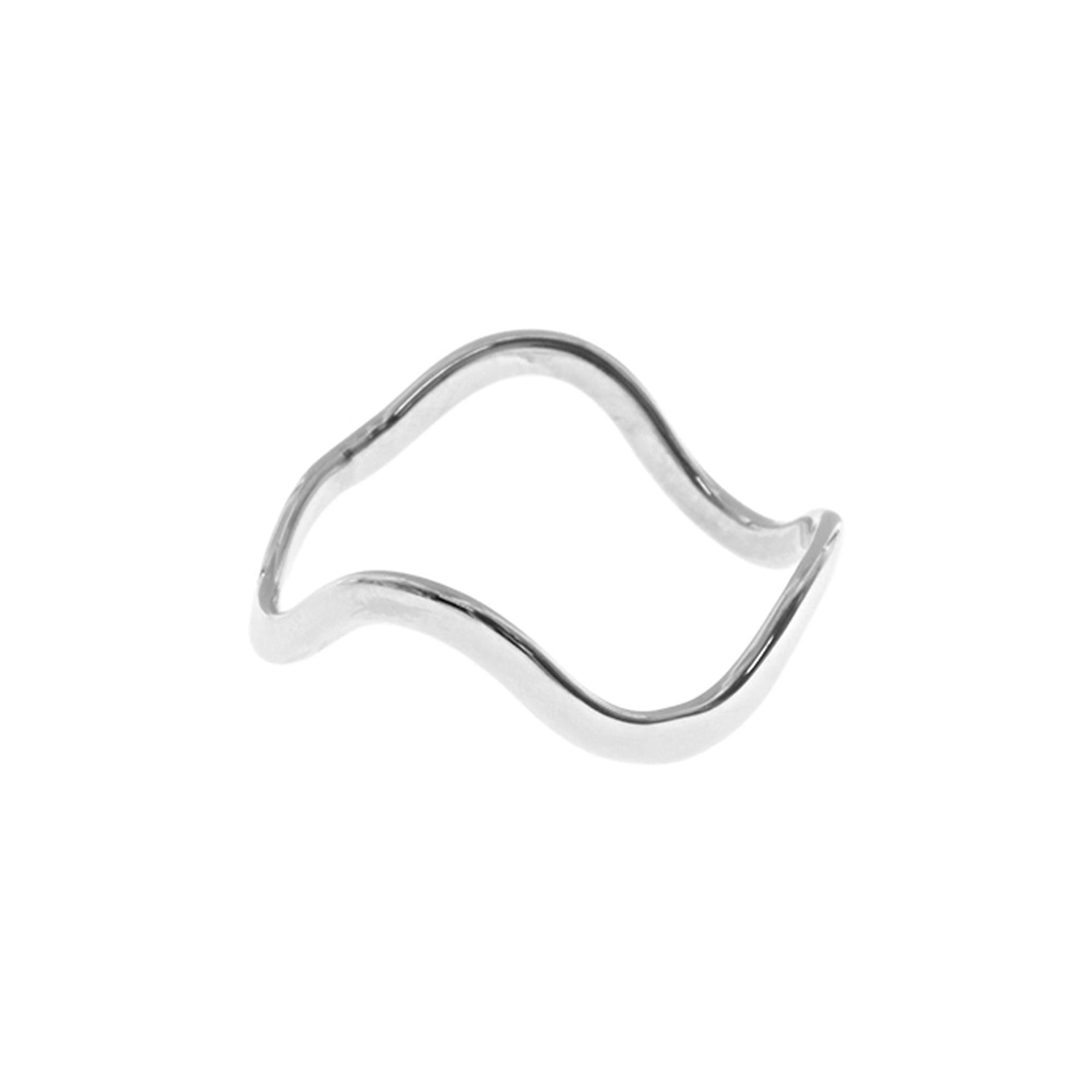 Bria soft zigzag ring