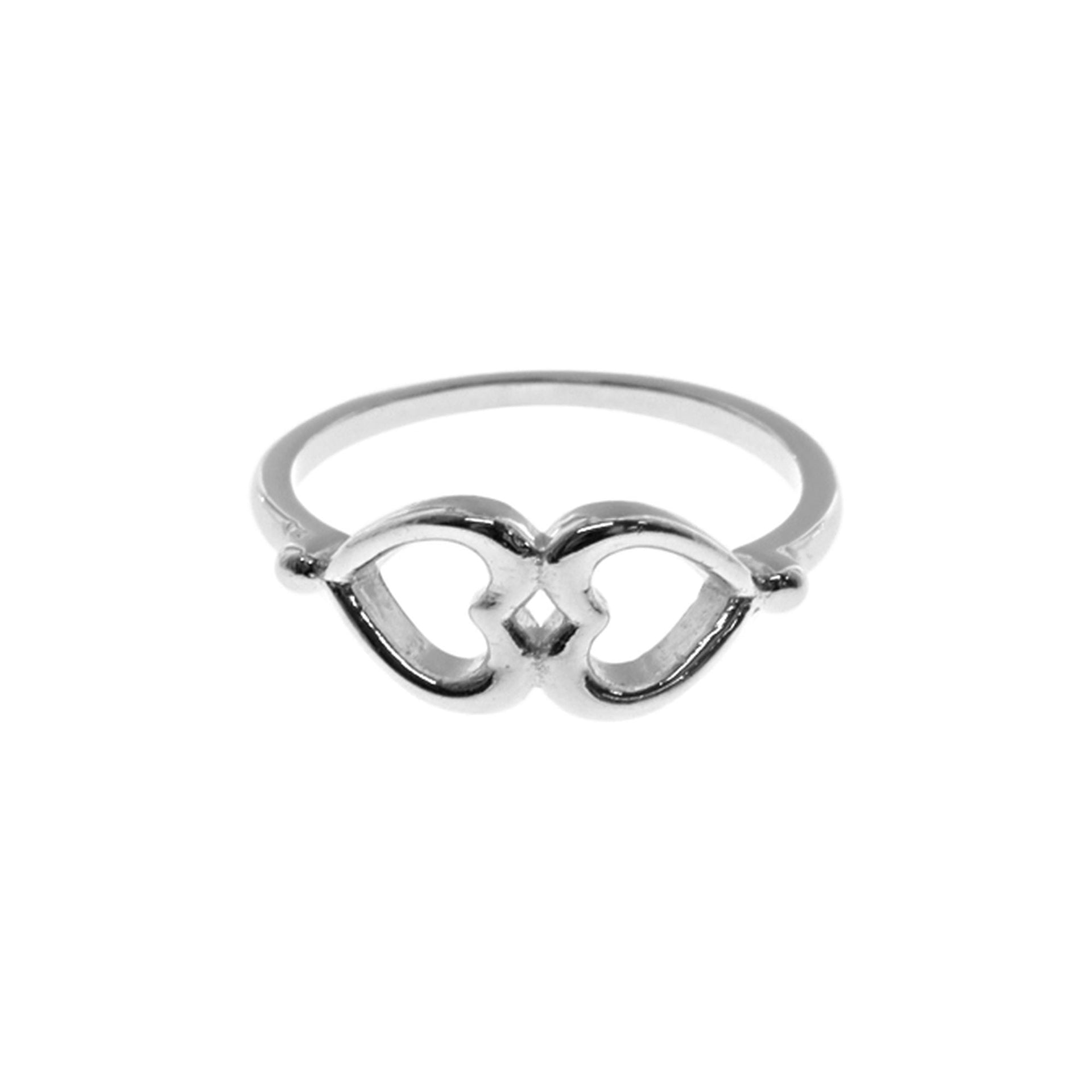 Lily kissing love hearts ring