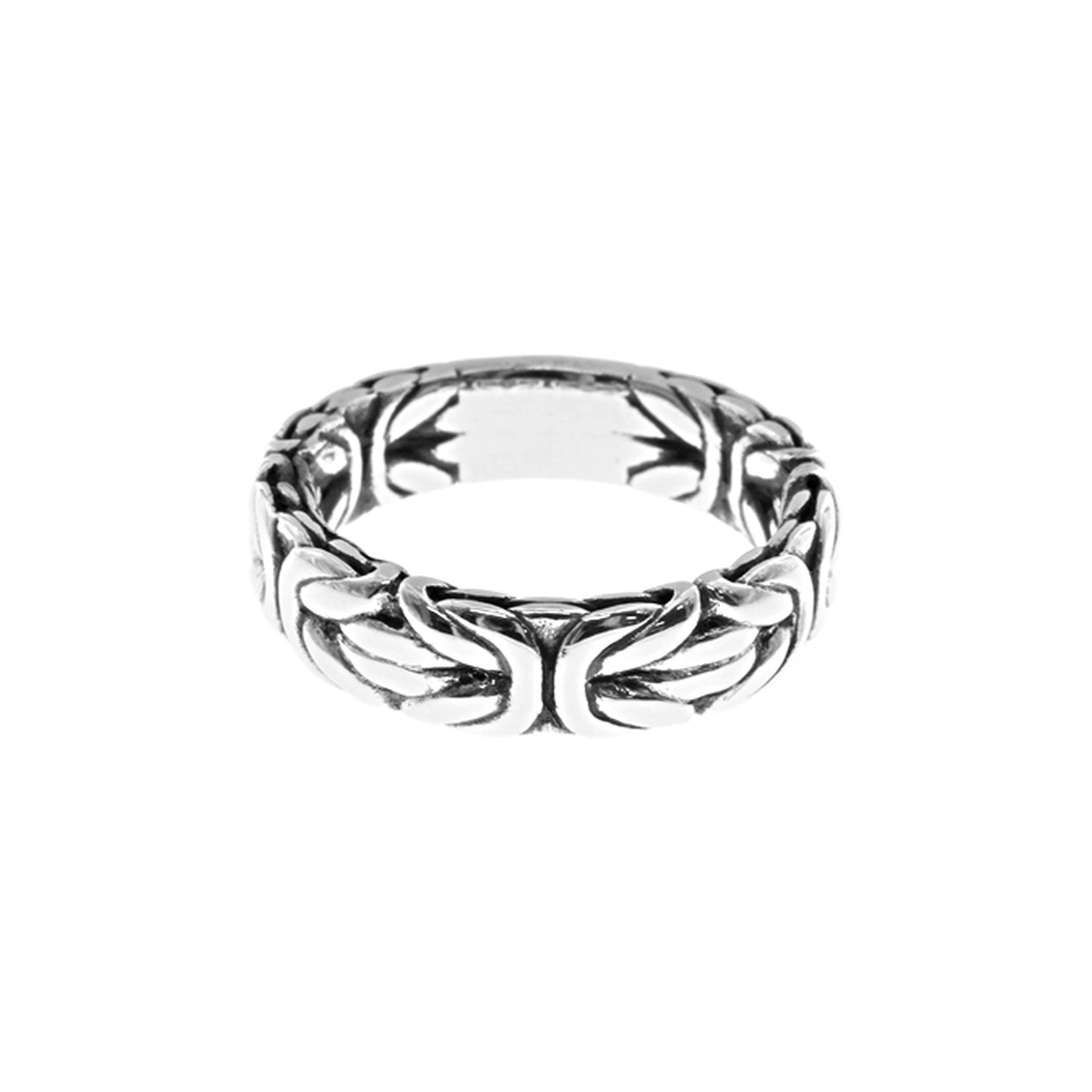 Harley braided knot ring